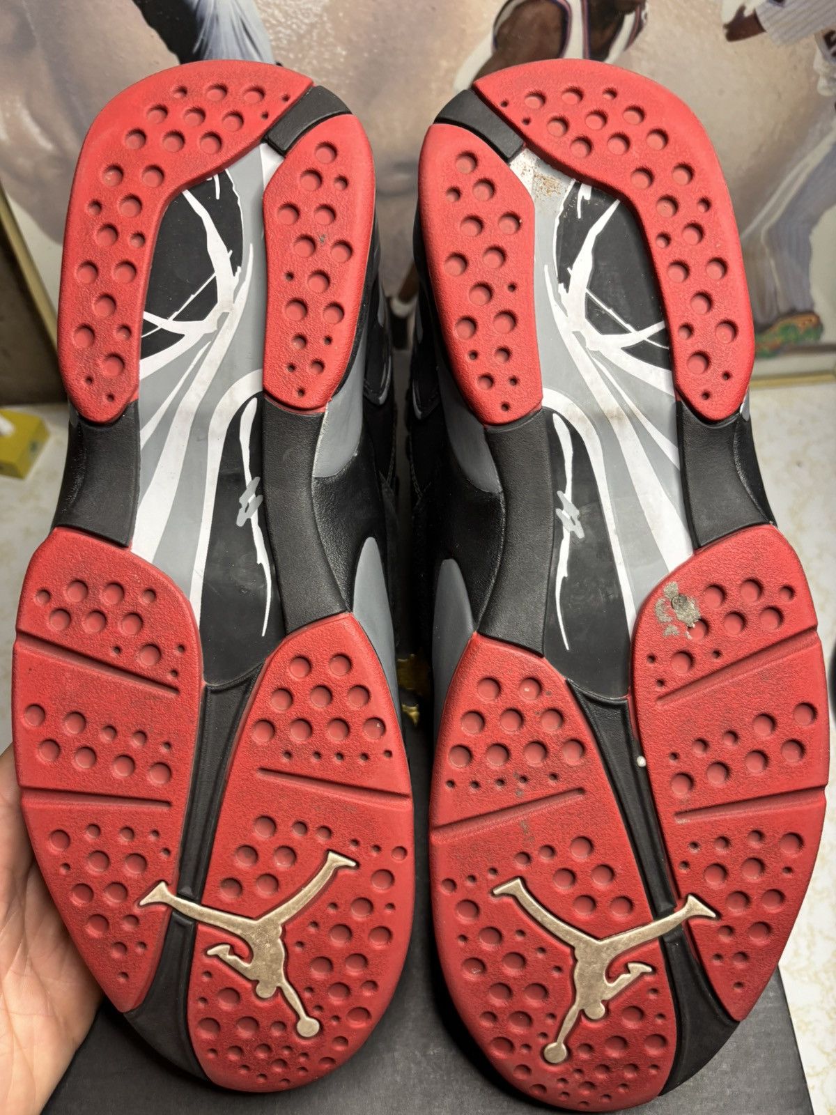 Jordan Brand Air Jordan 8 Retro Bred Size US 11.5 / EU 44-45 - 5 Thumbnail