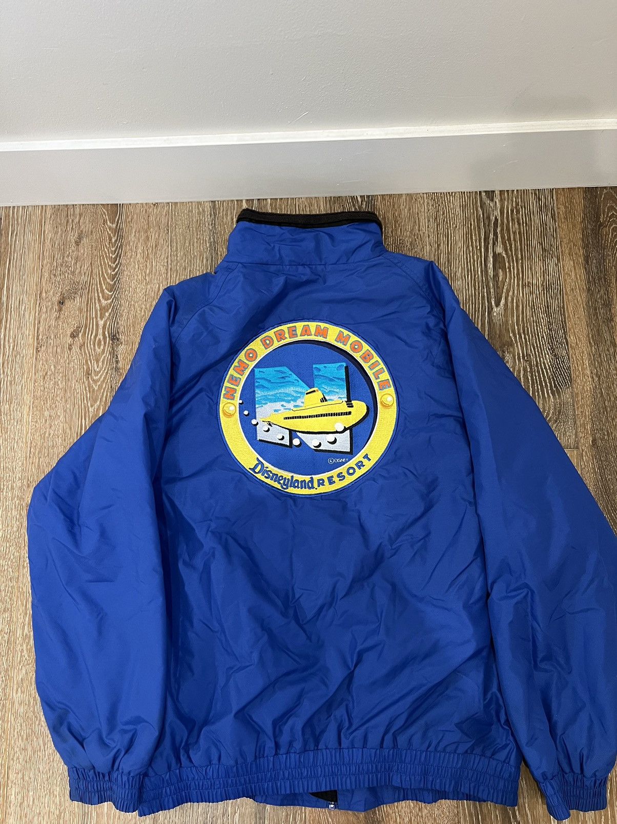 image of Disney x Vintage Finding Nemo Submarine Ride Cast Member Dream Mobile in Blue, Men's (Size Medium)