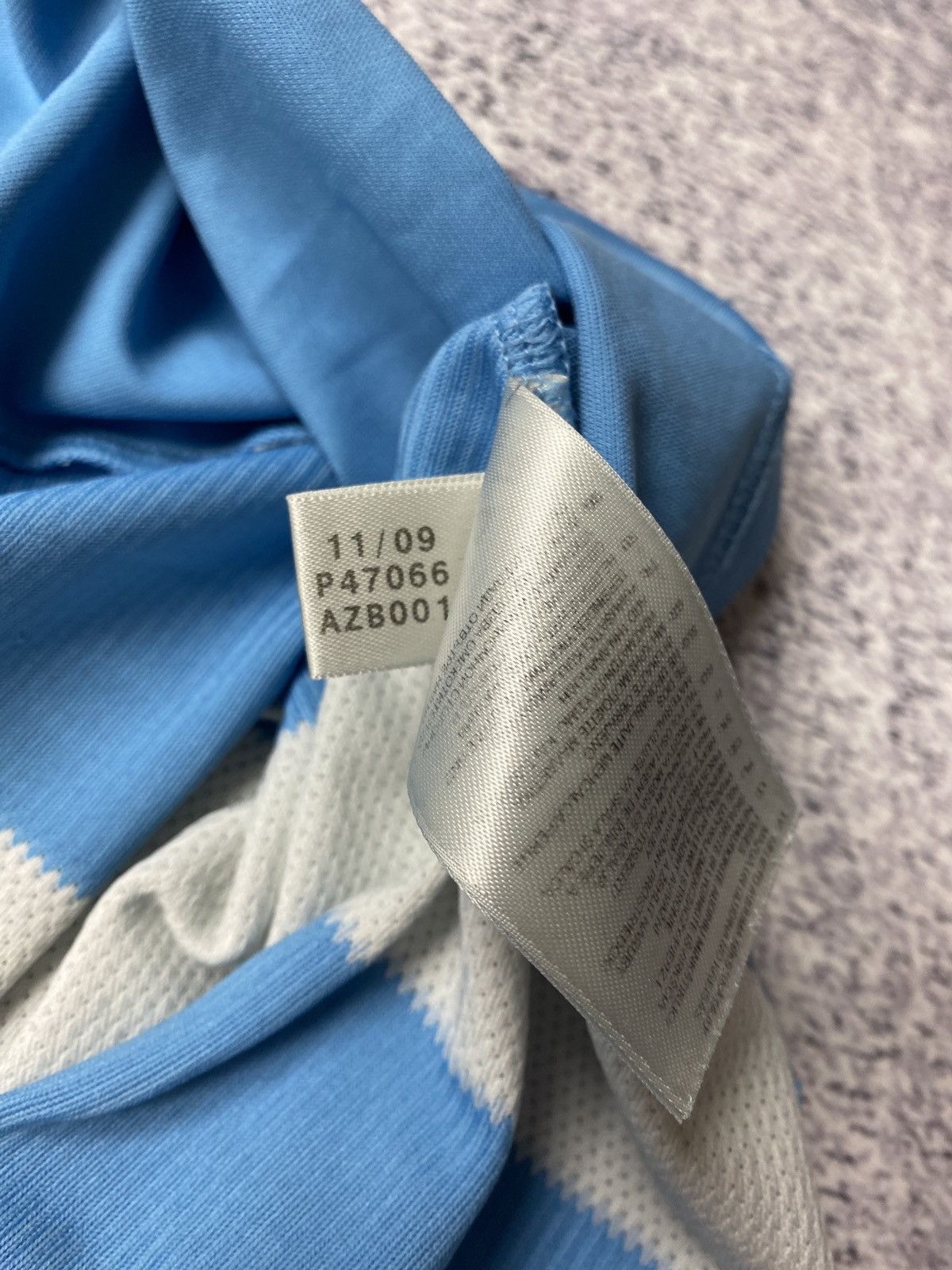 Adidas × Vintage Argentina Adidas 2010 World Cup Football Home Jersey Size US L / EU 52-54 / 3 - 9 Thumbnail