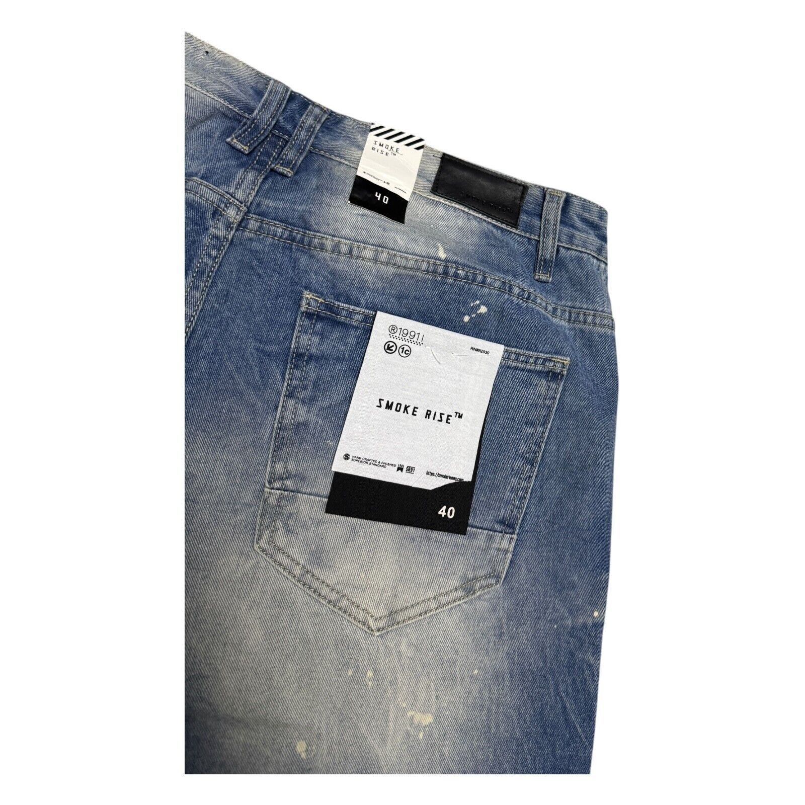 Smoke Rise NWT SMOKE RISE Distressed Summer Denim Jean Shorts Jorts XL Size US 39 - 5 Thumbnail