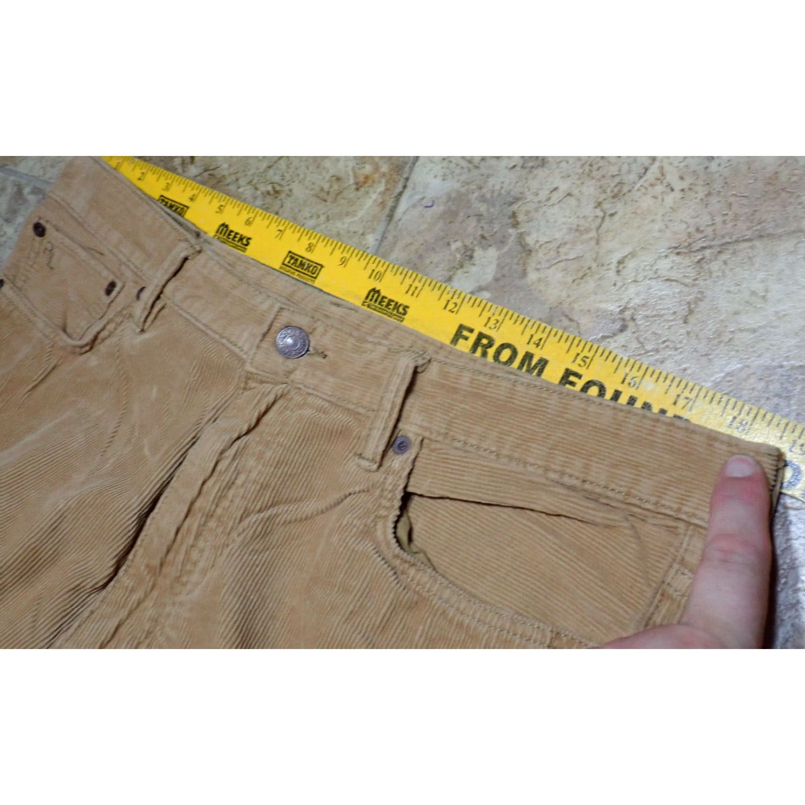 Polo Ralph Lauren VINTAGE Polo Ralph Lauren Men's Pants - Brown Corduroy Classic Fit 36x32 Fall/Winter Size US M / EU 48-50 / 2 - 6 Thumbnail
