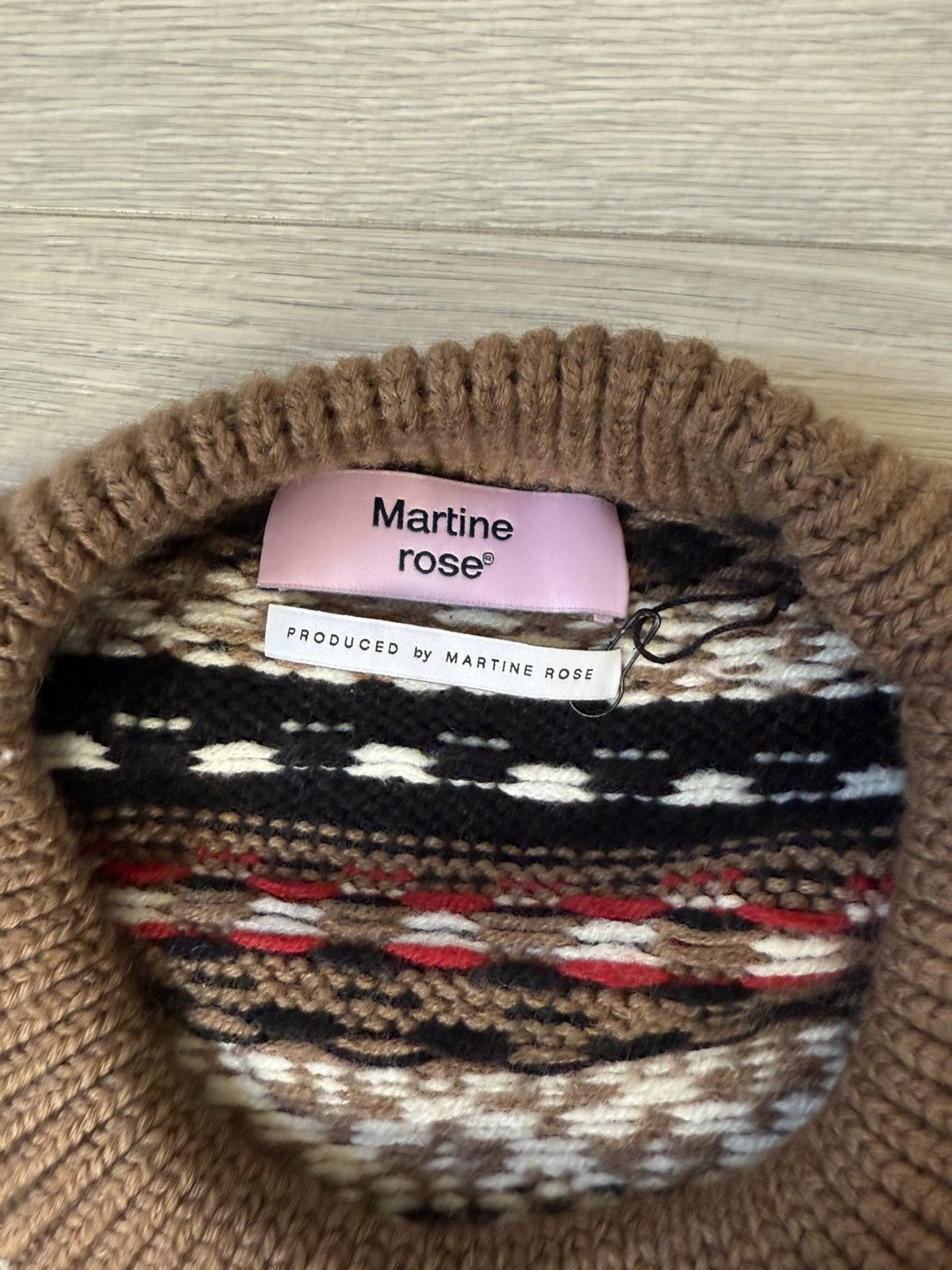 Martine Rose Martine Rose AW22 Merino Wool Fair Isle Knit Sweater Size US L / EU 52-54 / 3 - 15 Thumbnail
