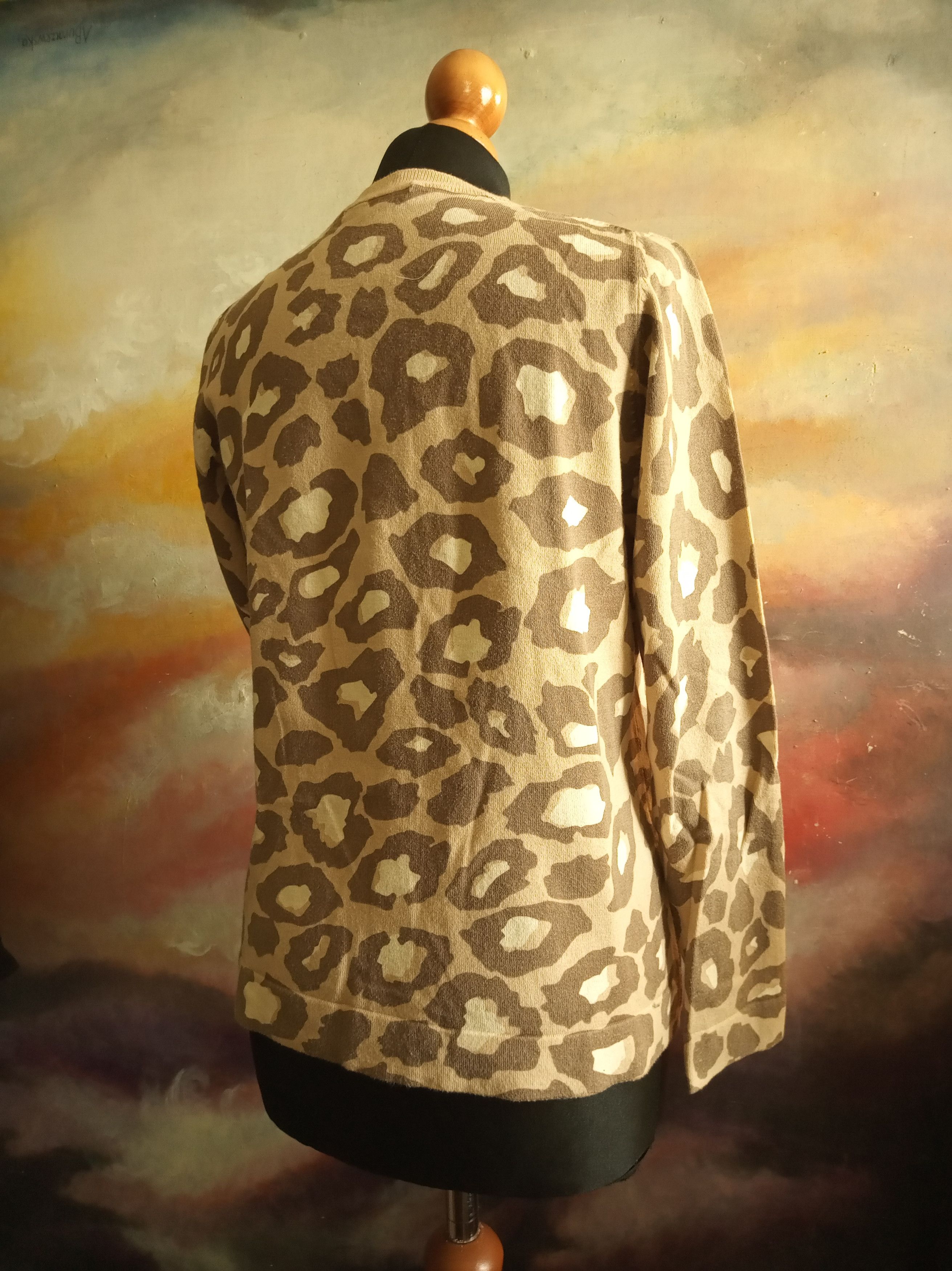 Boden × Vintage Boden animal print cardigan Size L / US 10 / IT 46 - 2 Thumbnail