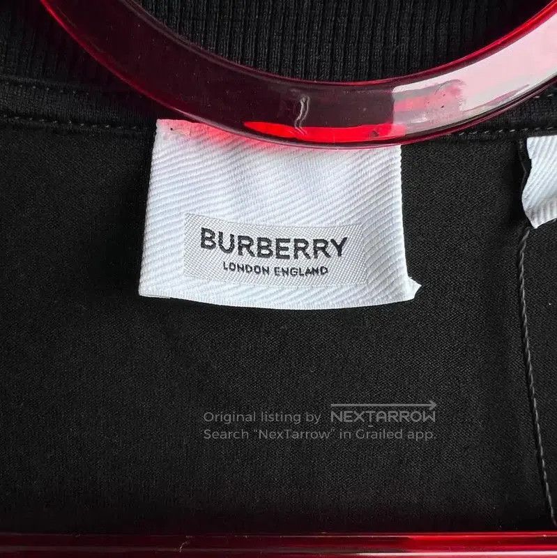 Burberry Burberry Black Cotton Graphic Tee for Men. Size US S / EU 44-46 / 1 - 3 Thumbnail