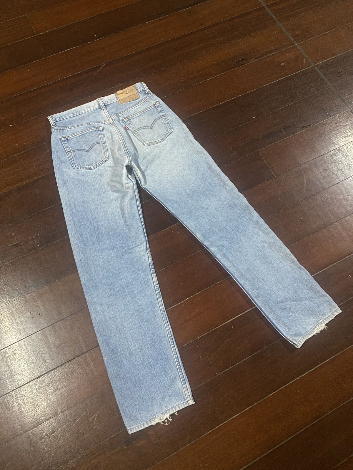 Levi's Vintage early 80s 522 Levis 501 Dirty washed Faded rework Size US 31 - 7 Thumbnail