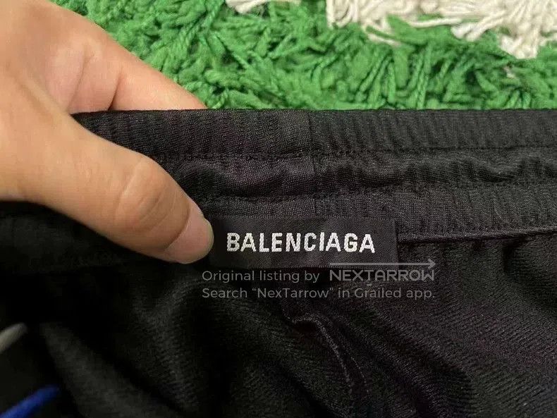 Balenciaga Balenciaga Striped Side Logo Pants. Size US 36 / EU 52 - 4 Thumbnail