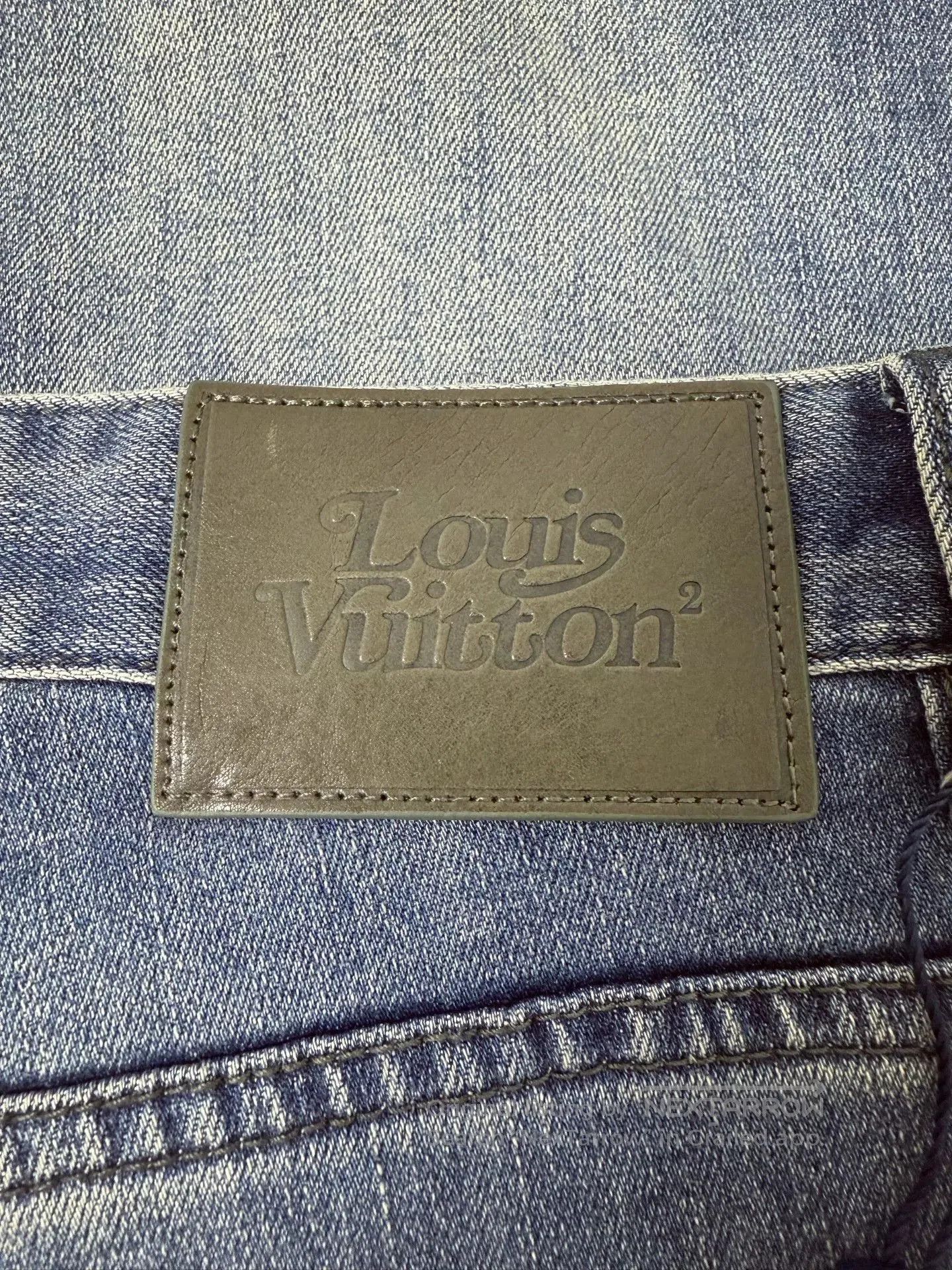 Louis Vuitton Louis Vuitton Blue Jeans. Size 35" - 4 Thumbnail