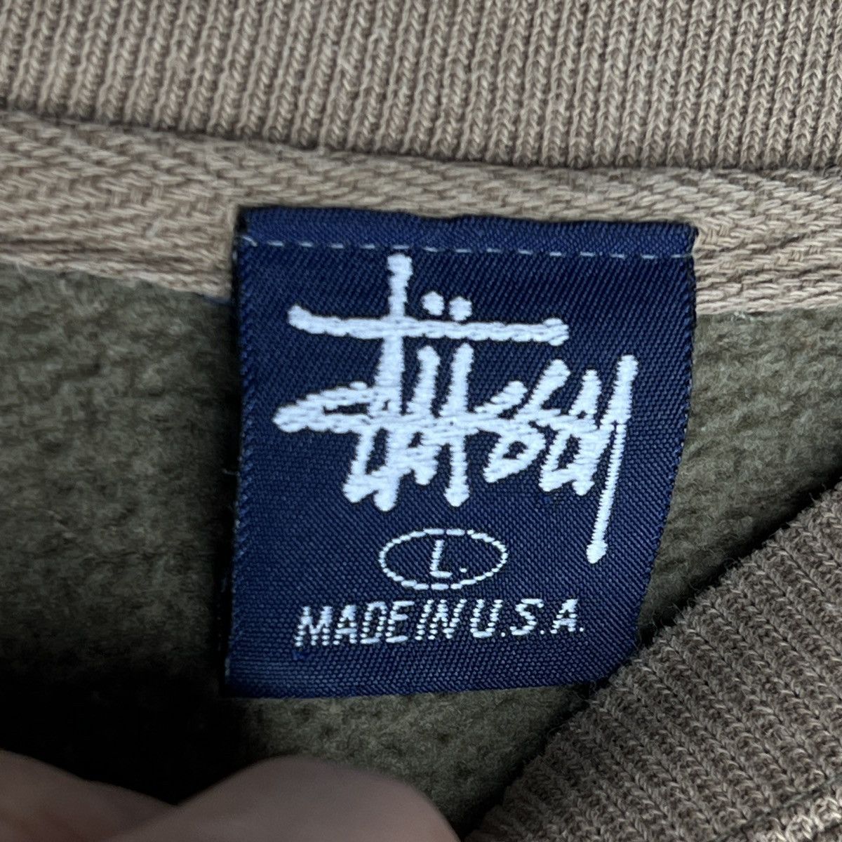 Stussy Vintage Stussy Saxophone 90’s Sweatshirt Crewneck Brown Logo Size US L / EU 52-54 / 3 - 7 Thumbnail