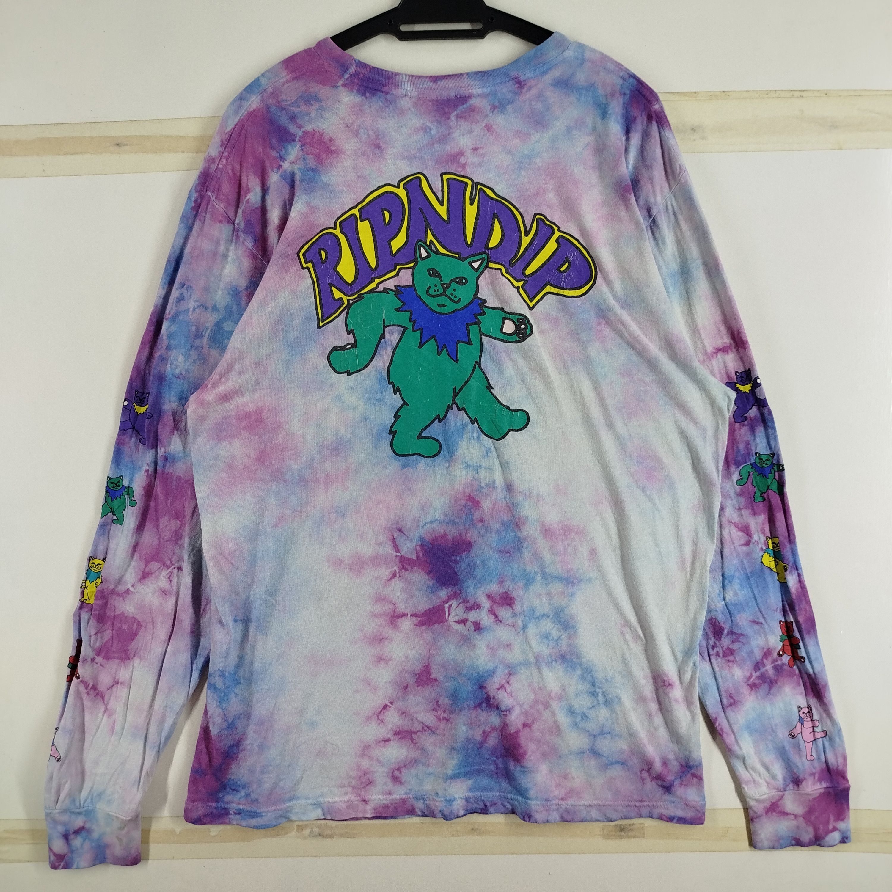 Designer × RIPNDIP Vintage Rip N Dip Grateful Dead Band Tye Dye Backhit Size US L / EU 52-54 / 3 - 2 Thumbnail