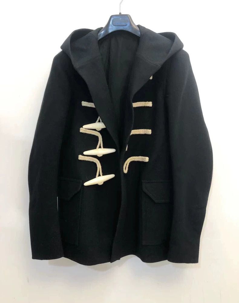 Rick Owens rick owens men's hooded wool coat-dmc Size US L / EU 52-54 / 3 - 1 Thumbnail
