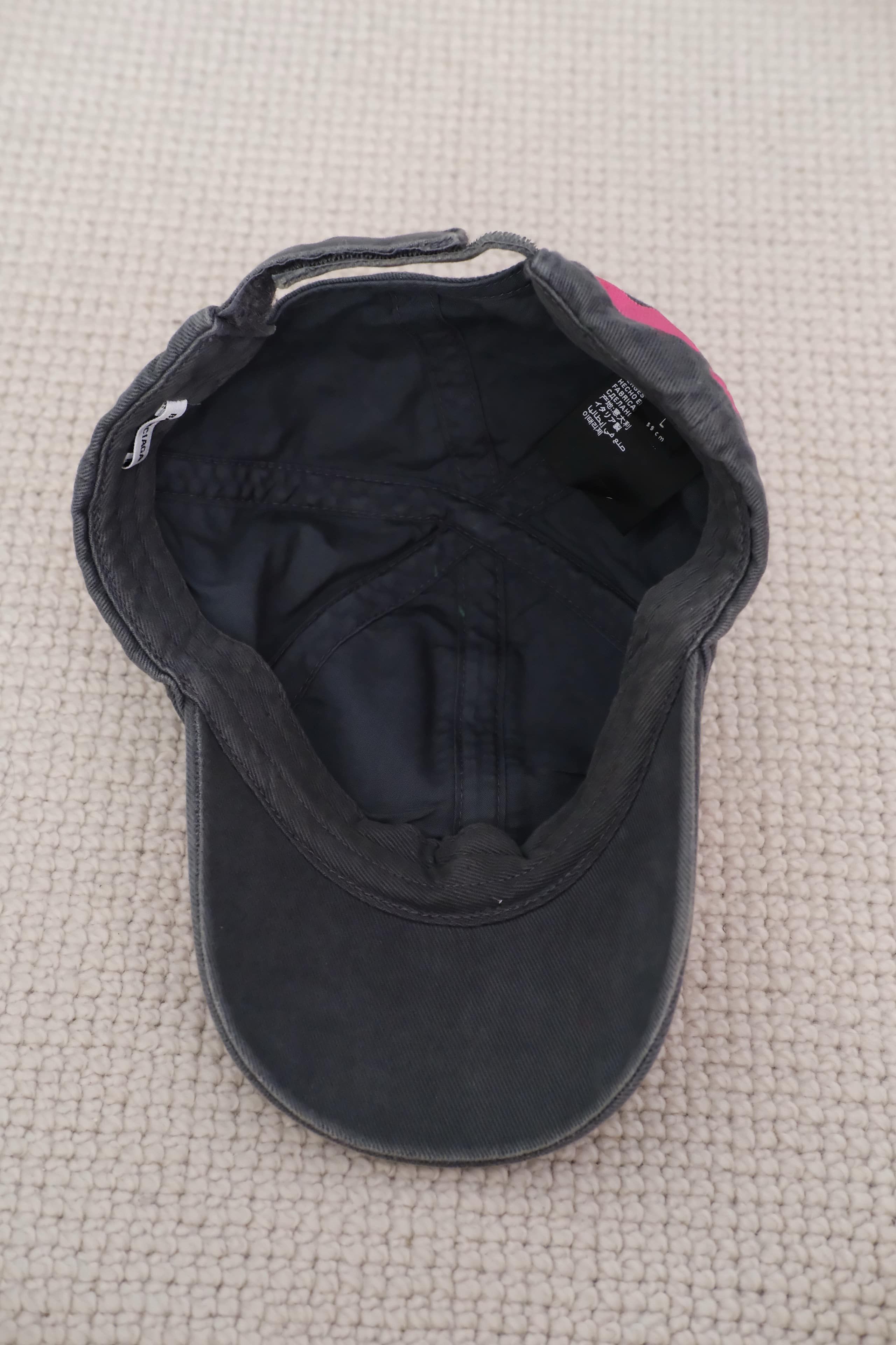 Balenciaga BB Sprayed Cap in dark grey Size ONE SIZE - 3 Thumbnail