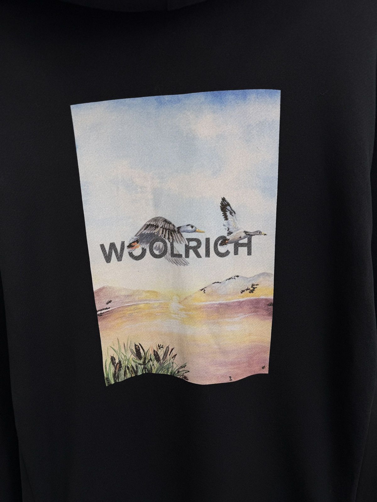 Woolrich Woolen Mills 🇺🇸 Y2K Woolrich Wild Ducks Hunting Hoodie Rare Retro Size US L / EU 52-54 / 3 - 9 Thumbnail