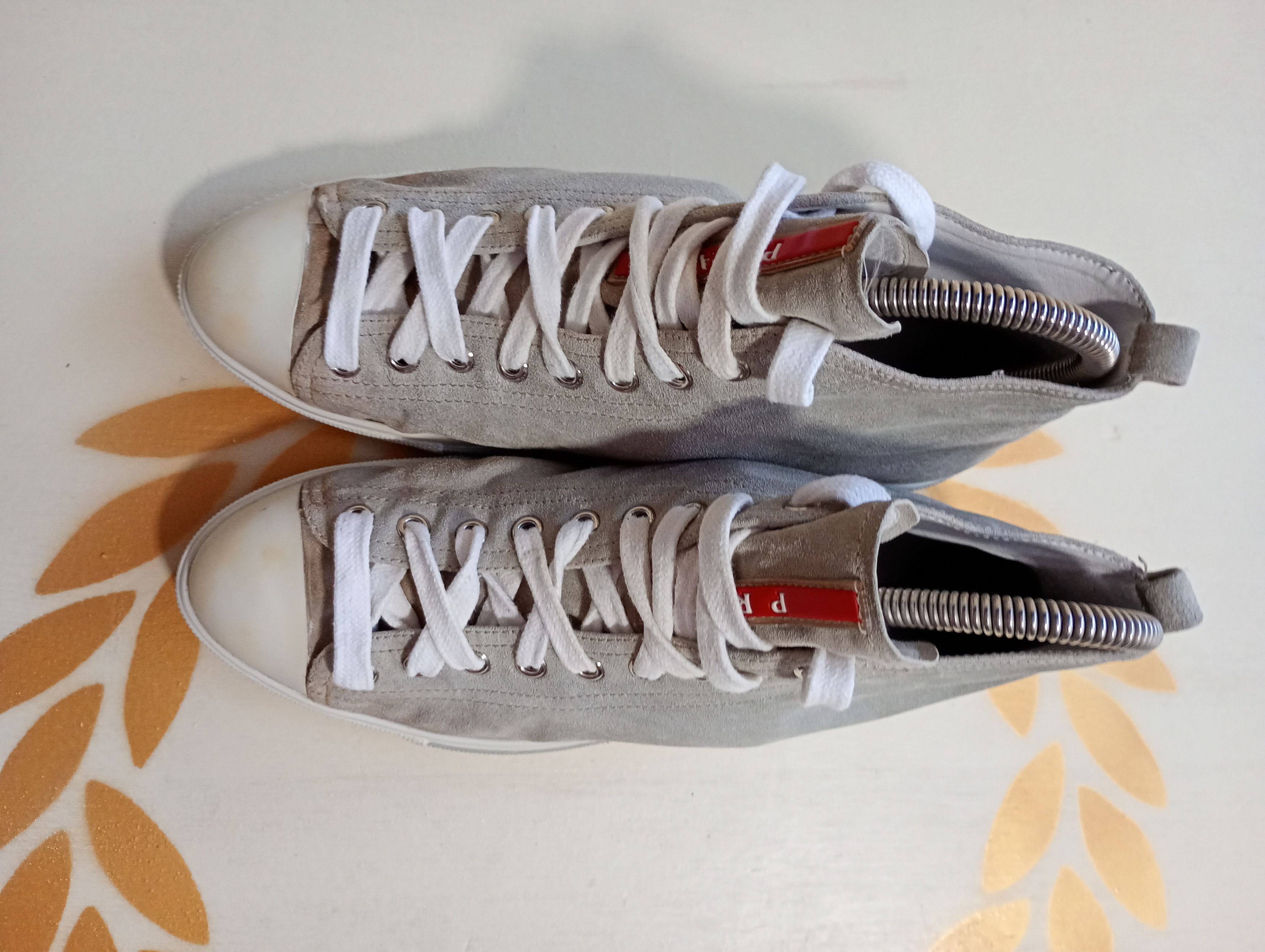 Prada Prada Suede Trainers size 37 Size US 7 / IT 37 - 3 Thumbnail