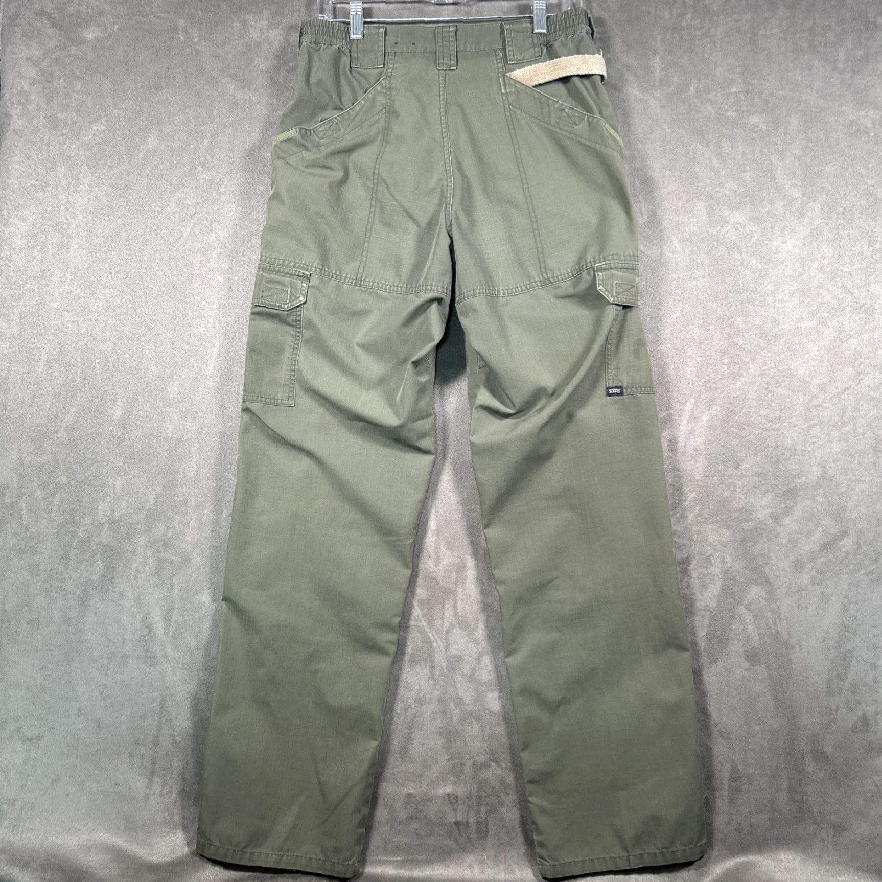 Vintage 5.11 Tactical Pants Taclite Pro Ripstop Performance Cargo Green 30x34 Regular Mens Shorts? Size US 30 / EU 46 - 6 Thumbnail