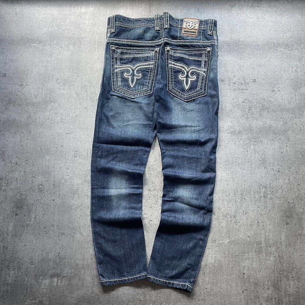 Rock Revival × Vintage NWT Rock Revival Cyrek Chorme Hearts Style Pants Size US 34 / EU 50 - 1 Thumbnail
