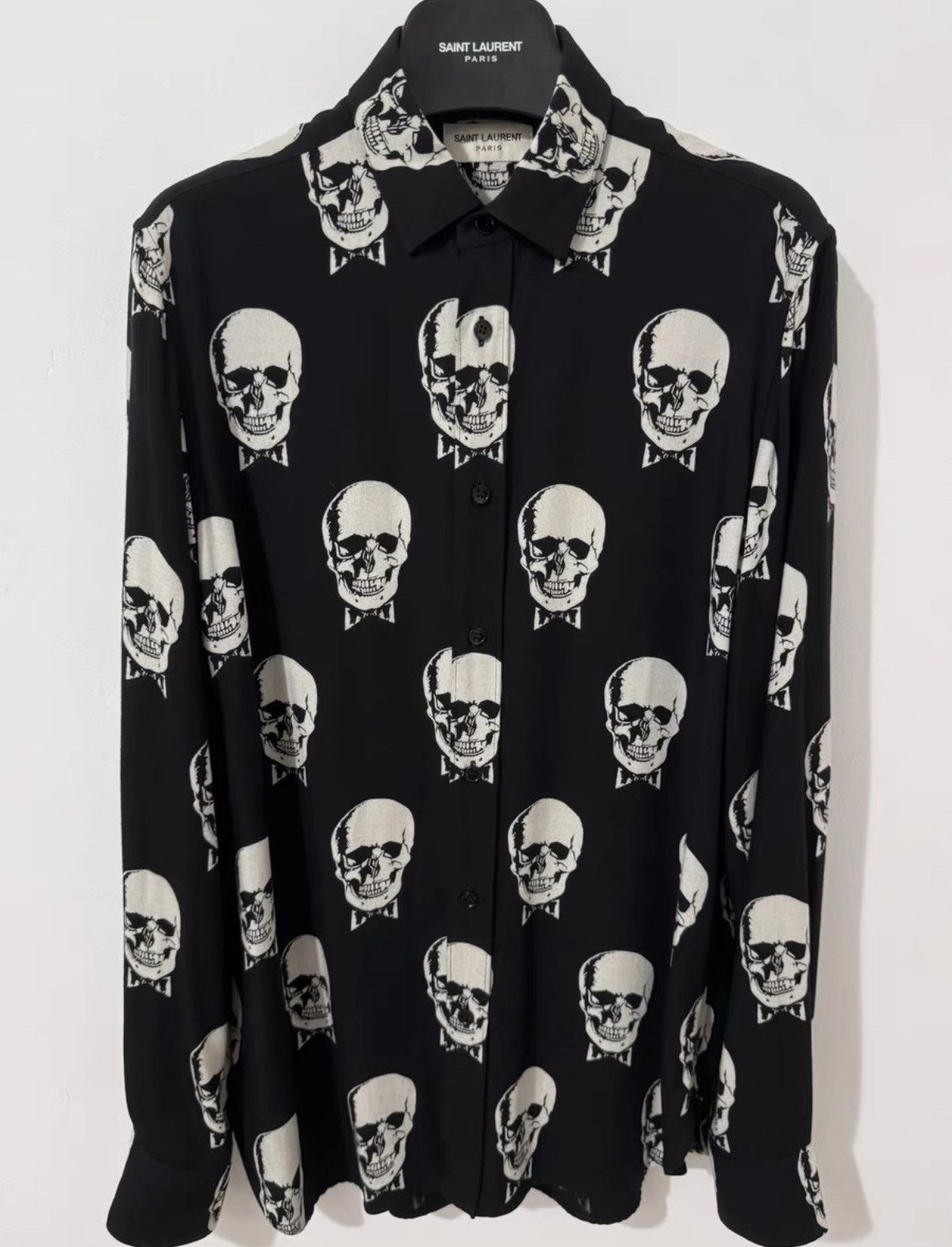 Saint Laurent Paris skull shirt | Grailed