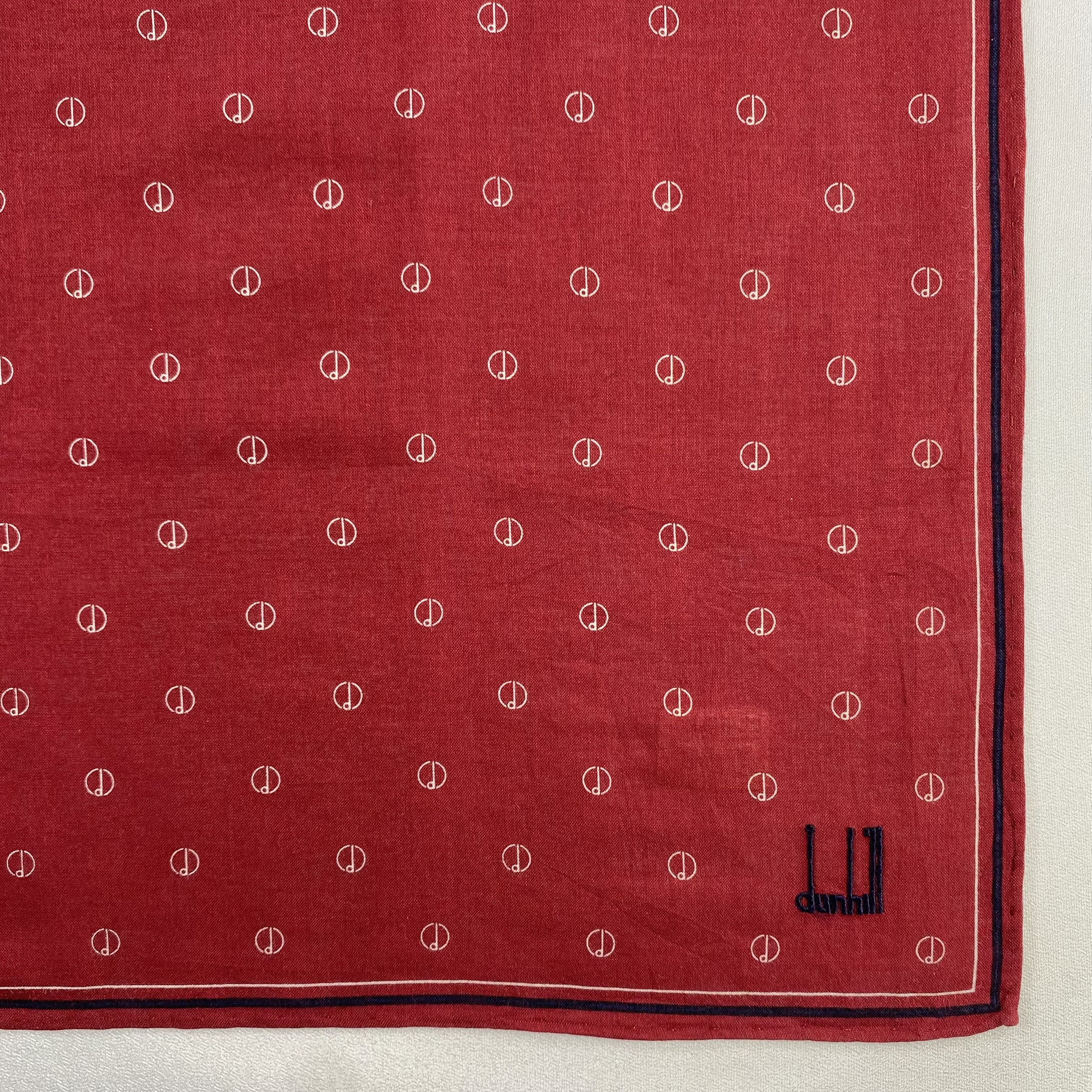 Alfred Dunhill × Vintage Alfred Dunhill Handkerchief / Neckerchief / Bandana-P1009 Size ONE SIZE - 3 Thumbnail