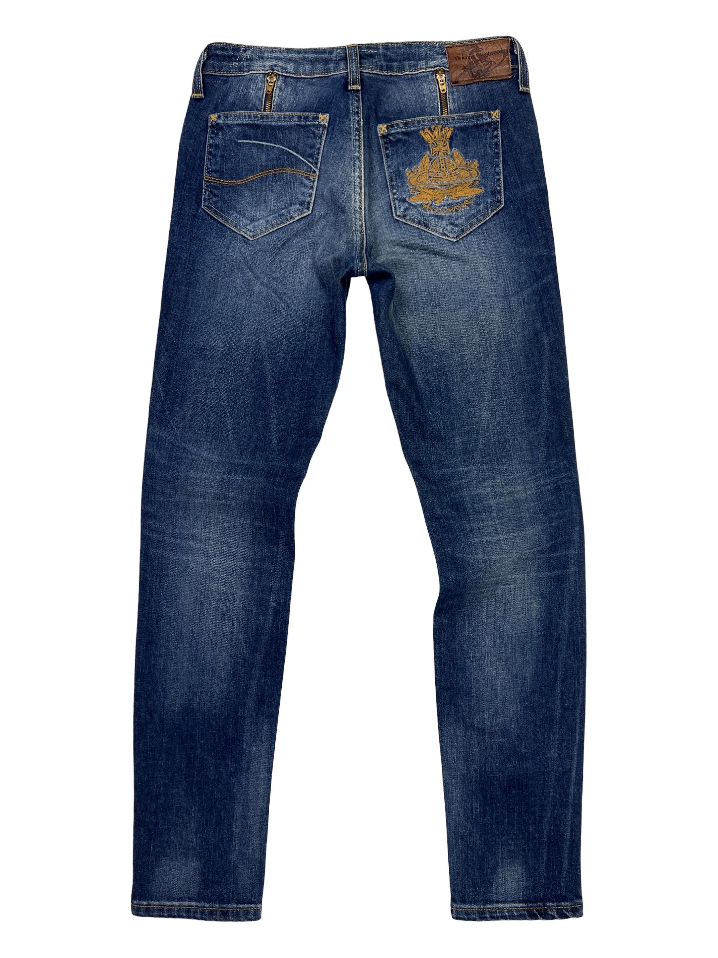 LEE VIVIENNE WESTWOOD ANGLOMANIA Women's Low Rise SKINNY