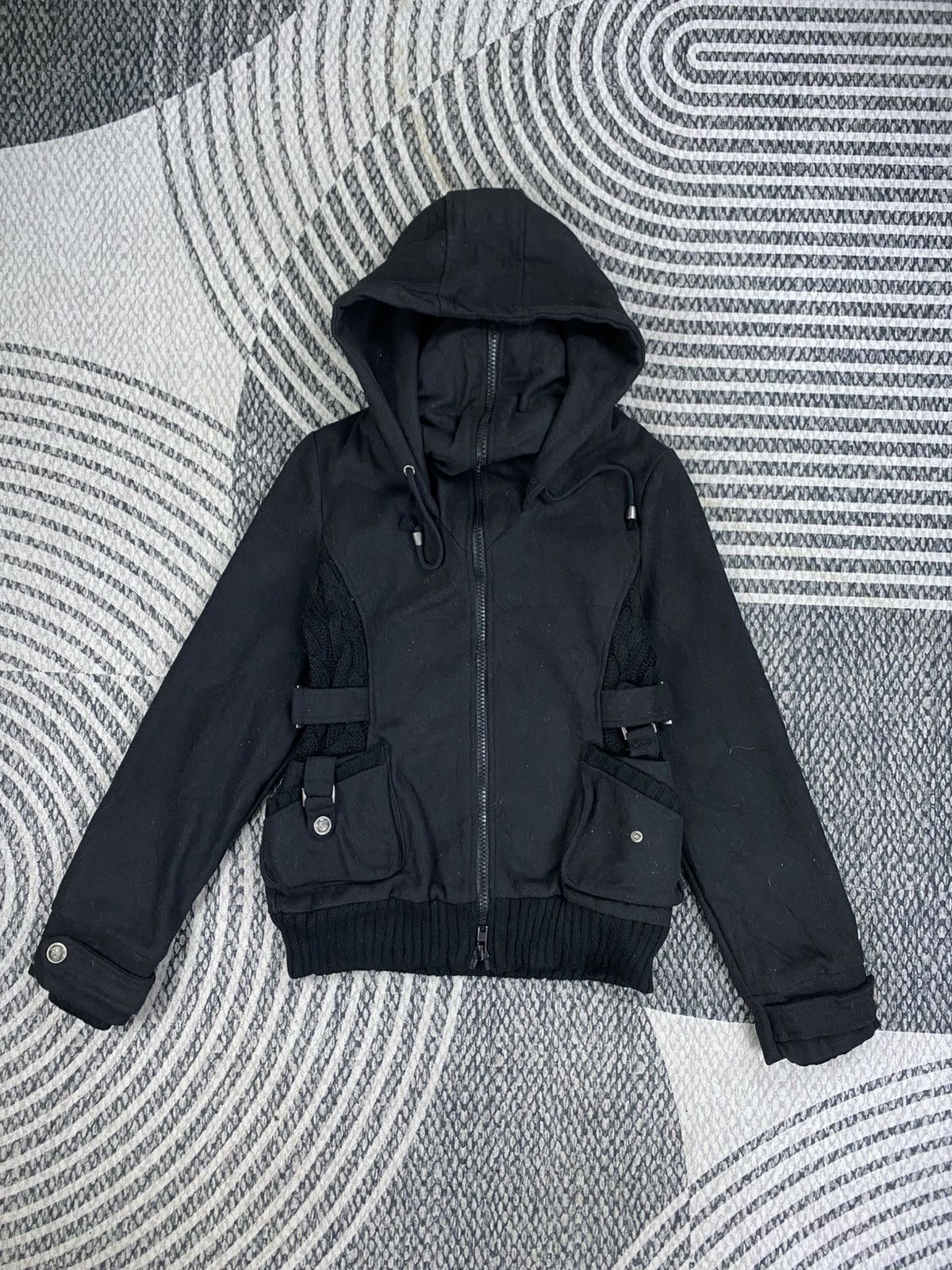 14th Addiction Vintage SpRay Punk Style Zip Hoodie Jacket Size US XS / EU 42 / 0 - 5 Thumbnail