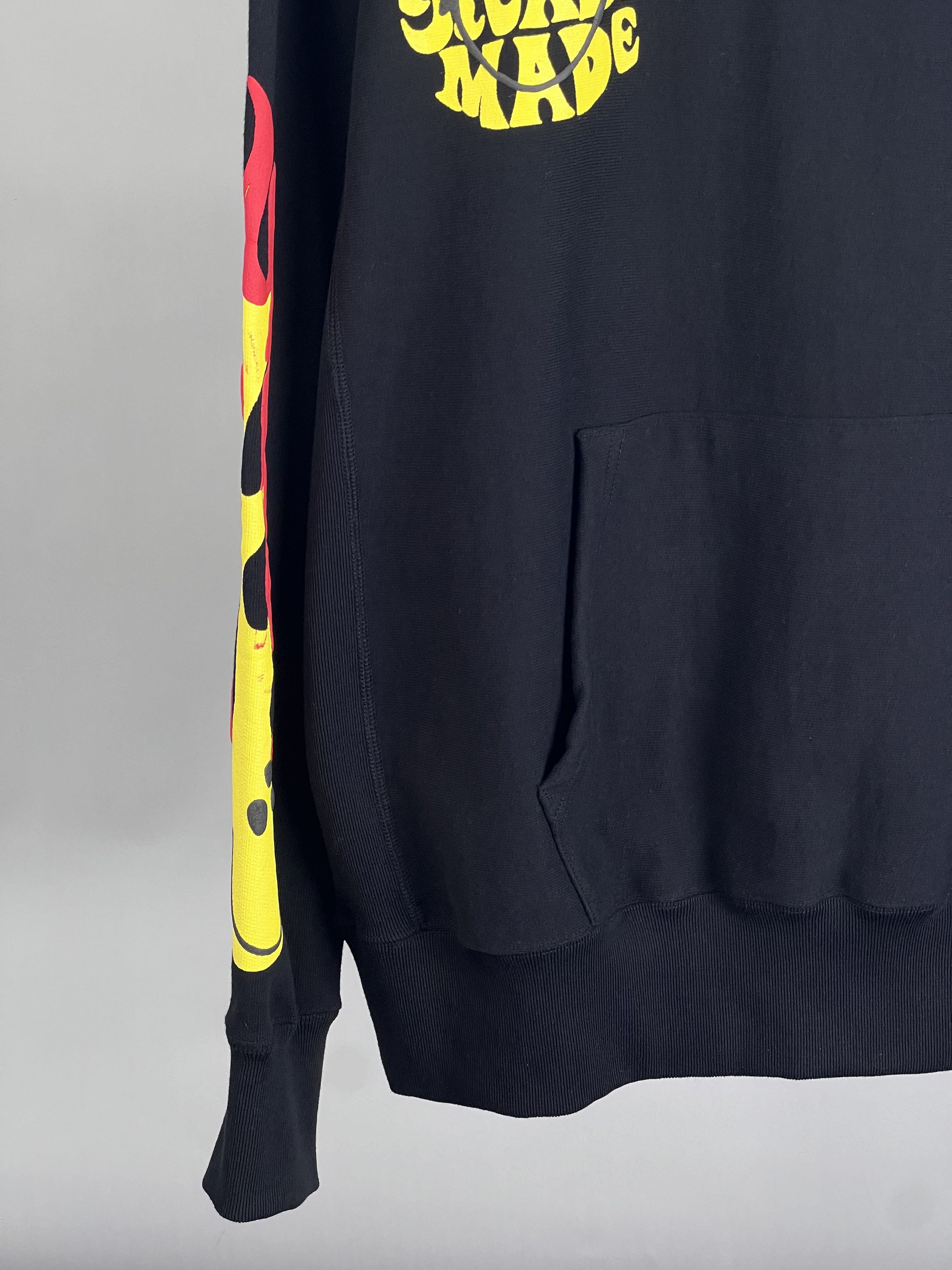 READYMADE Brand New Smile LS Hoodie Flame Print Black L Size US L / EU 52-54 / 3 - 7 Thumbnail