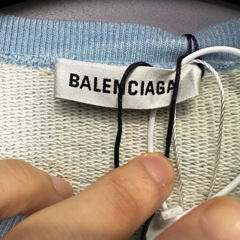 Balenciaga Balenciaga Buckle Sky Blue Long Sleeve 2501-Nextarrow Size US XS / EU 42 / 0 - 2 Thumbnail