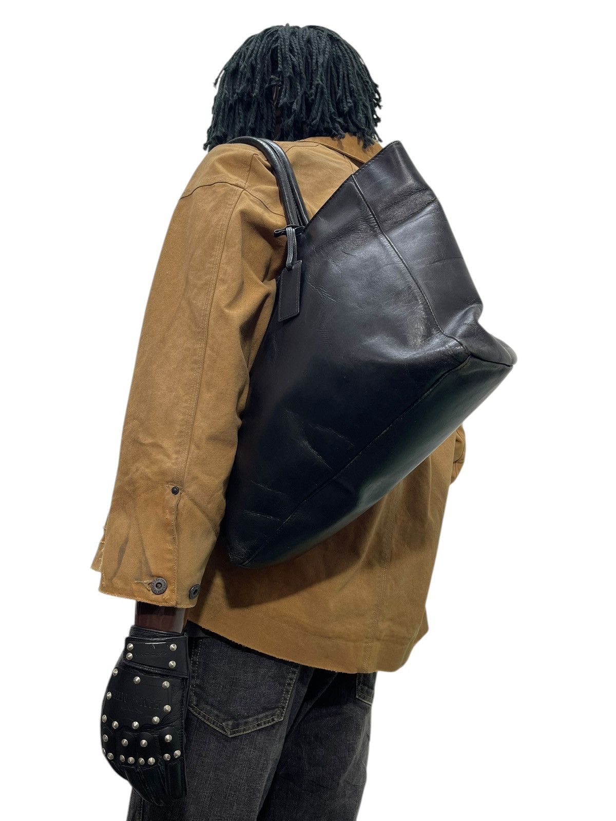Leather Leather United Arrows Tote Bag prada julius dior amiri 1🟩1 Size ONE SIZE - 1 Thumbnail