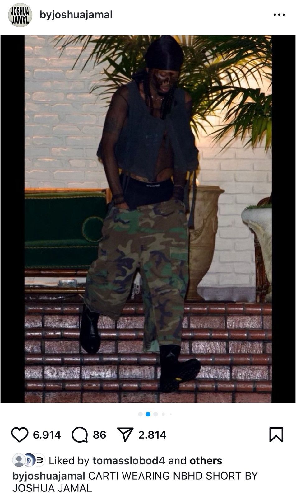 Vintage NBHD Camo shorts Size US 35 - 8 Thumbnail