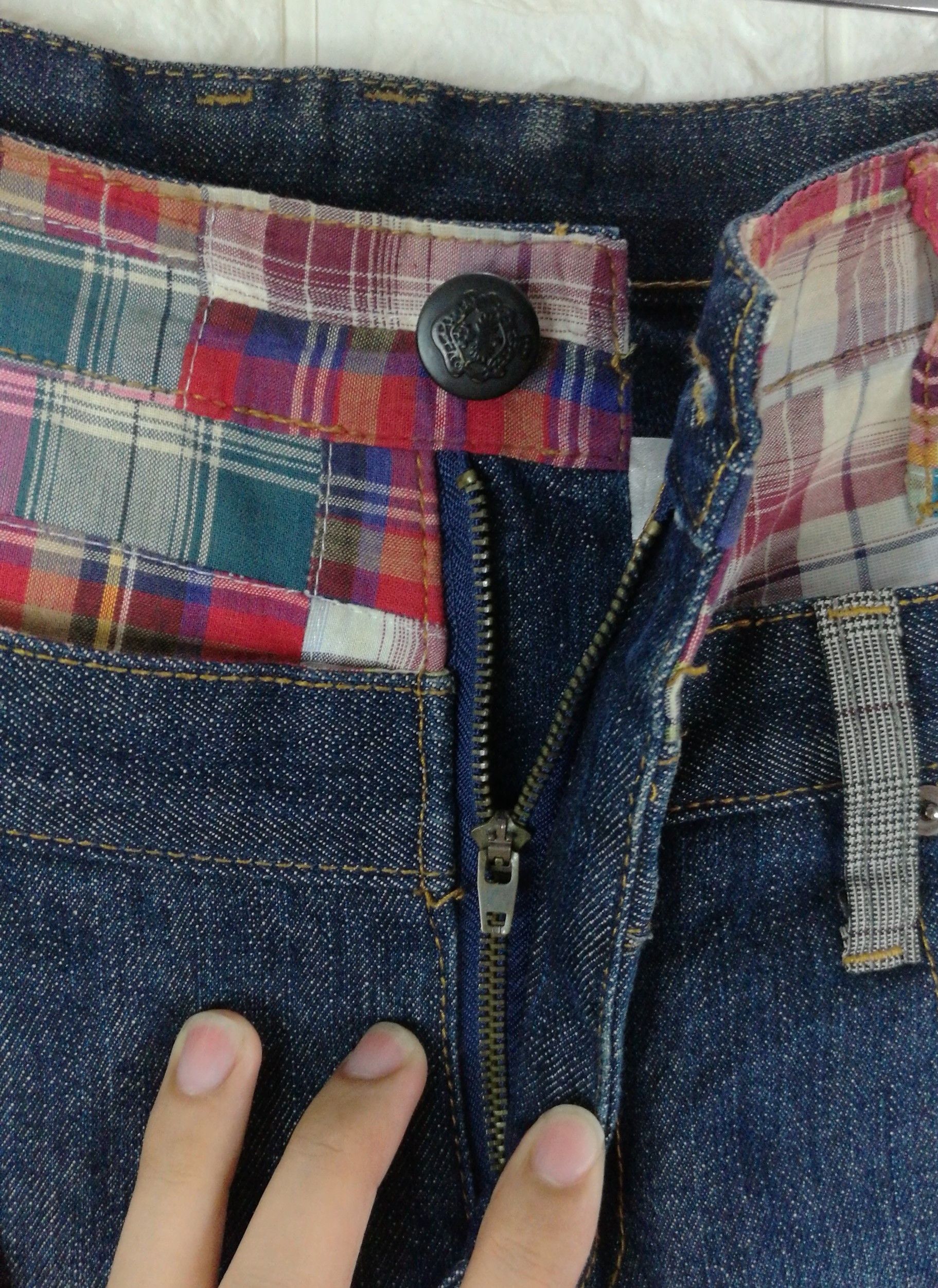 Japanese Brand Vintage Hybrid Removal Upstart Double Waist Jeans Size US 34 / EU 50 - 12 Thumbnail