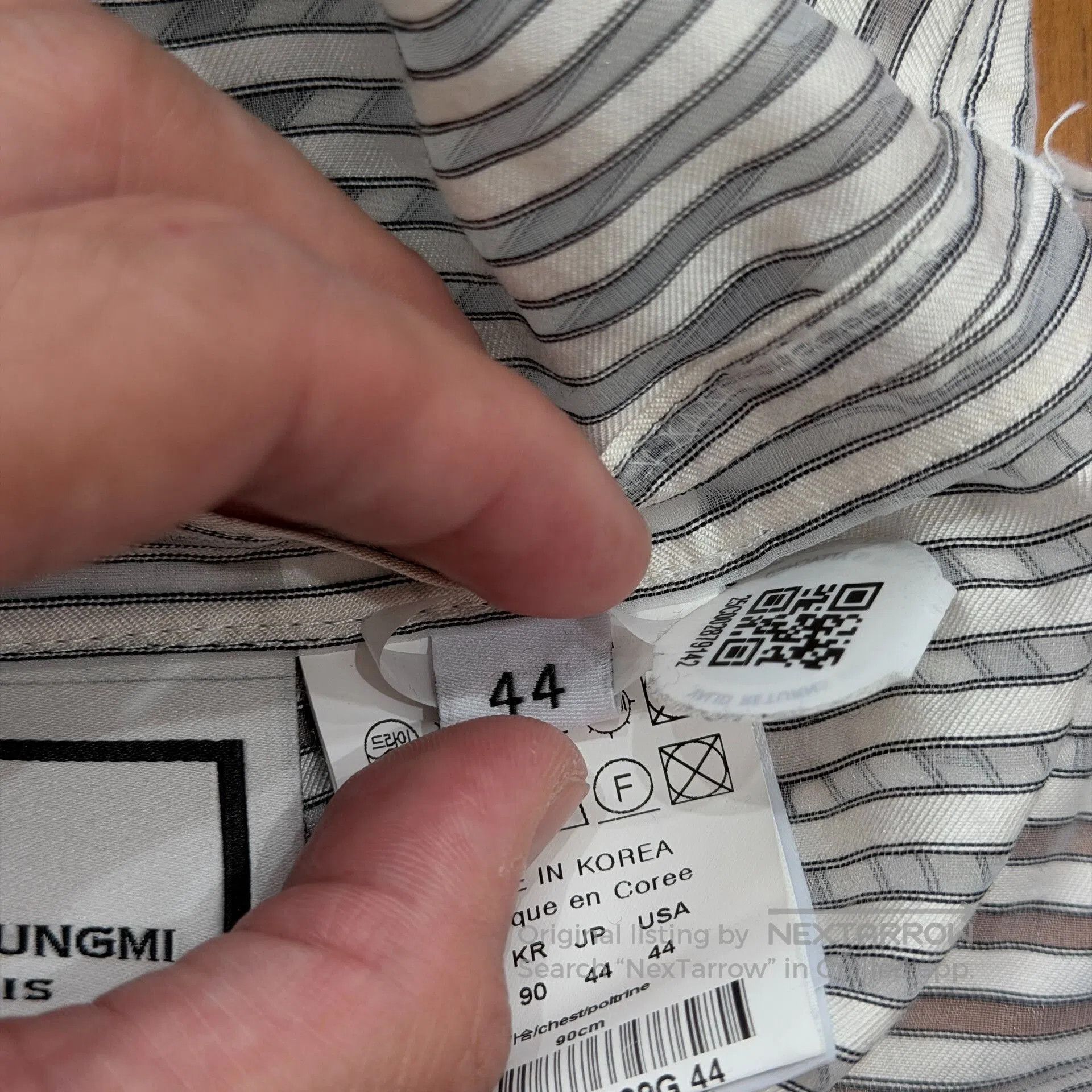 Wooyoungmi Wooyoungmi Striped Chiffon Long. Size US S / EU 44-46 / 1 - 5 Thumbnail
