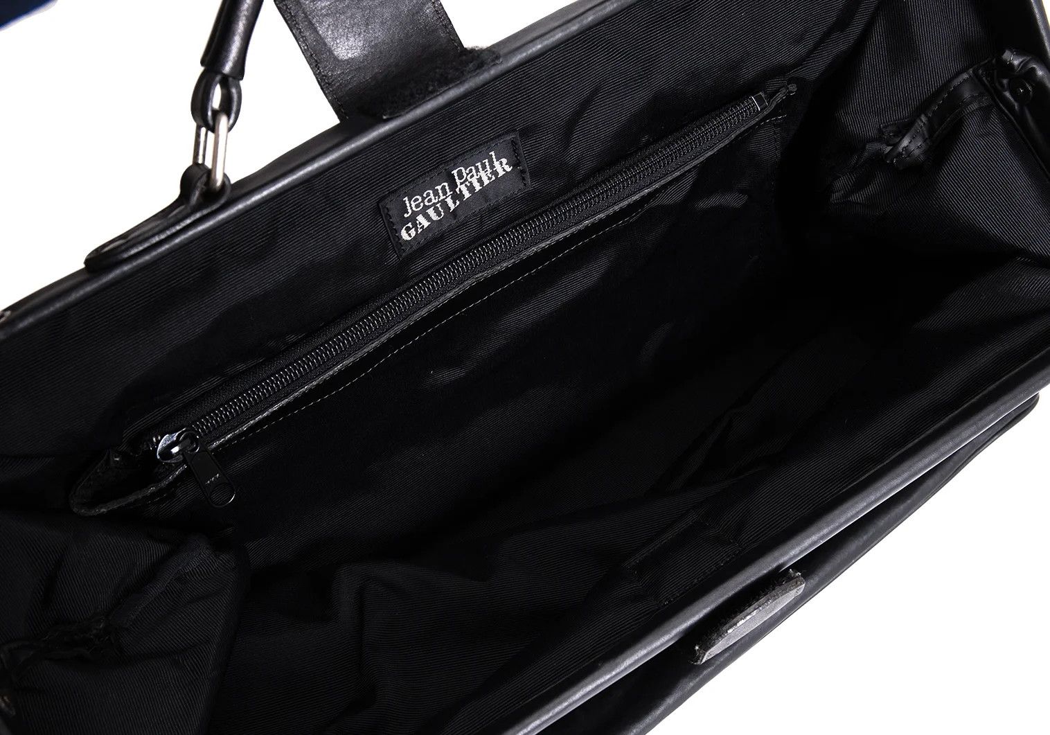 Jean Paul Gaultier Coated Doctor Bag with Frame in Black Size ONE SIZE - 16 Thumbnail