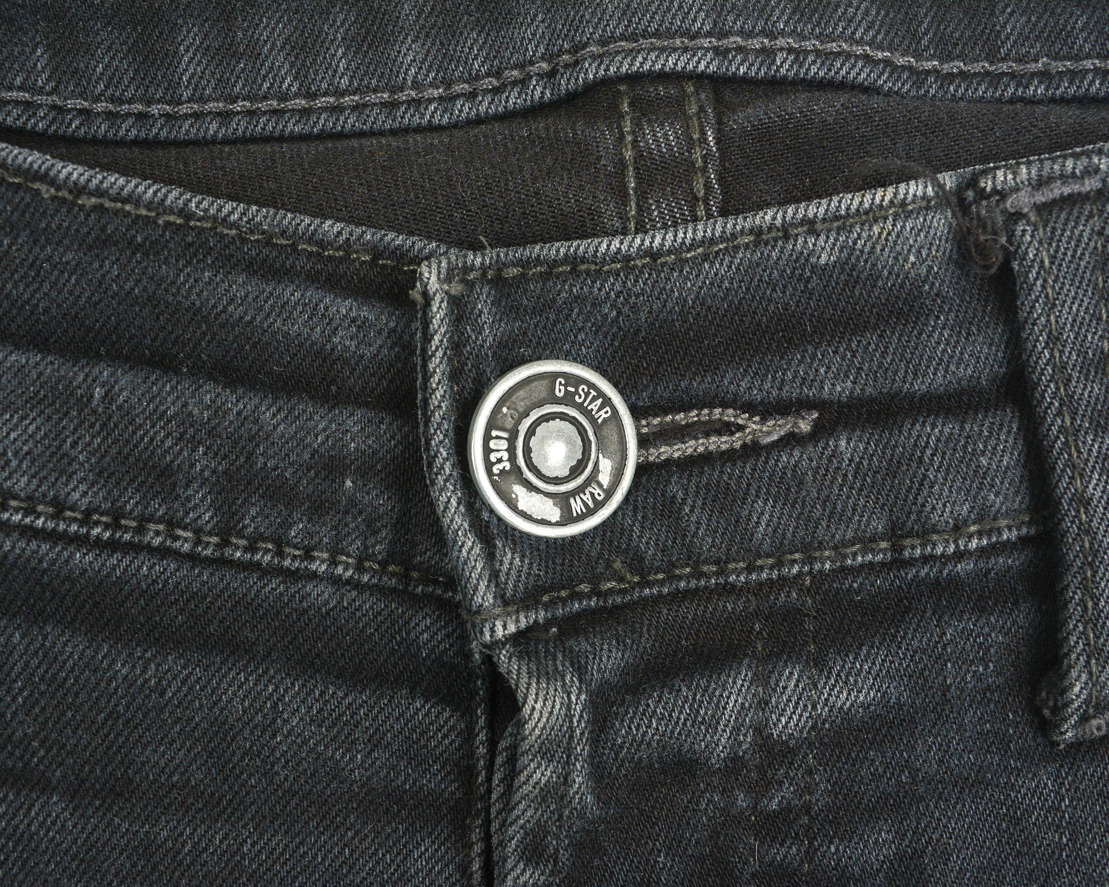 G-Star 3301 W34 L34 Slim Fit Skinny Jeans Denim Pants Trousers Size US 34 / EU 50 - 3 Thumbnail