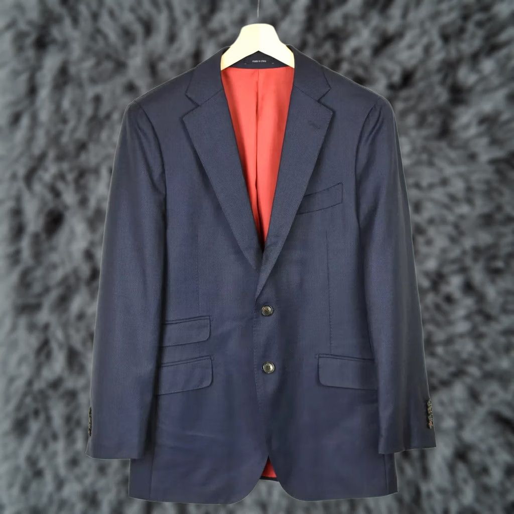 Suitsupply Suitsupply Sienna Int Pure Wool Blazer Men's UK 38 Single Breasted Blue Blazer Men UK 38 Blue Size 38R - 1 Thumbnail
