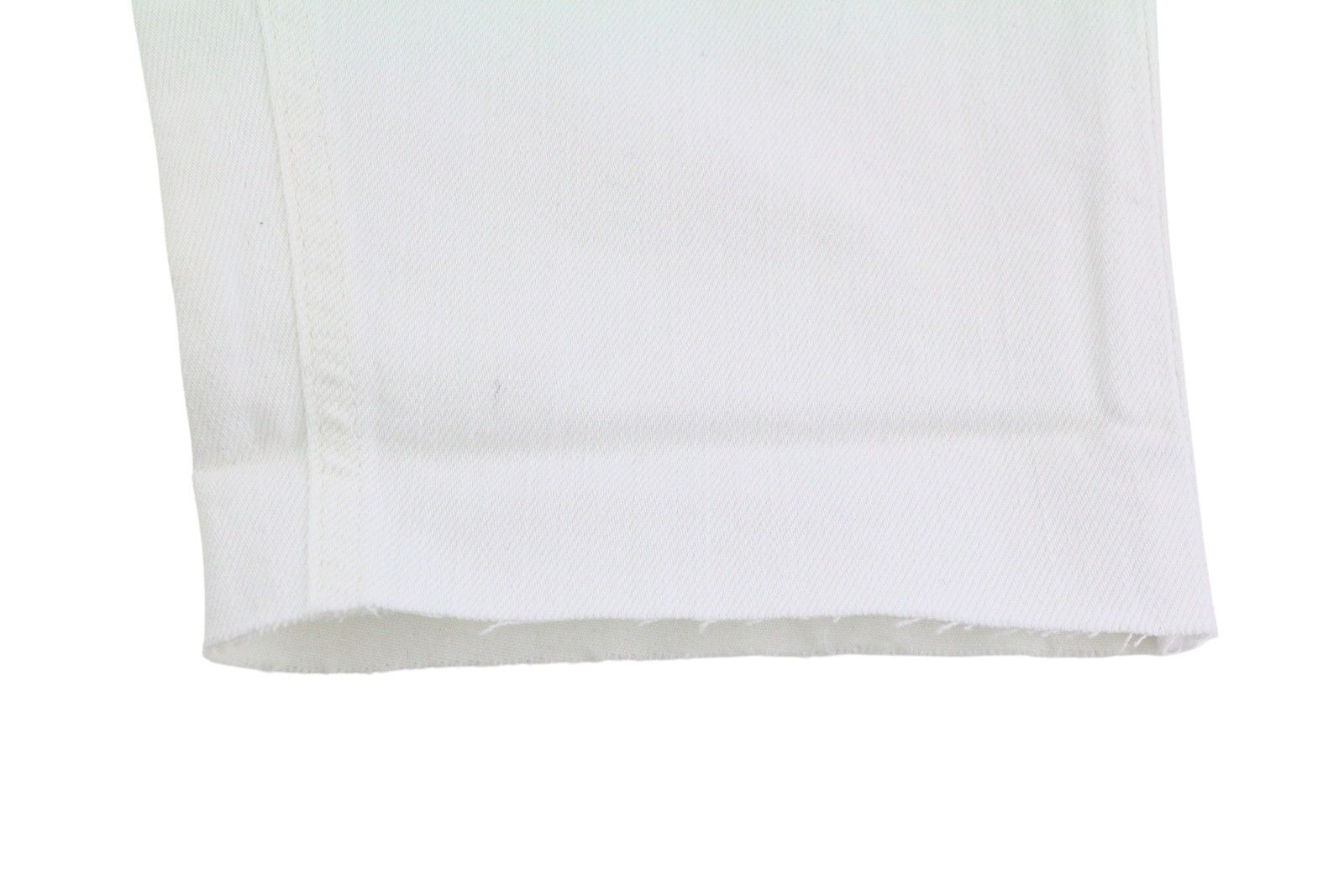 Nudie Jeans LEAN DEAN W28 Denim White Zip Cotton Turn-Up Shorts 83841 Size US 28 / EU 44 - 8 Thumbnail
