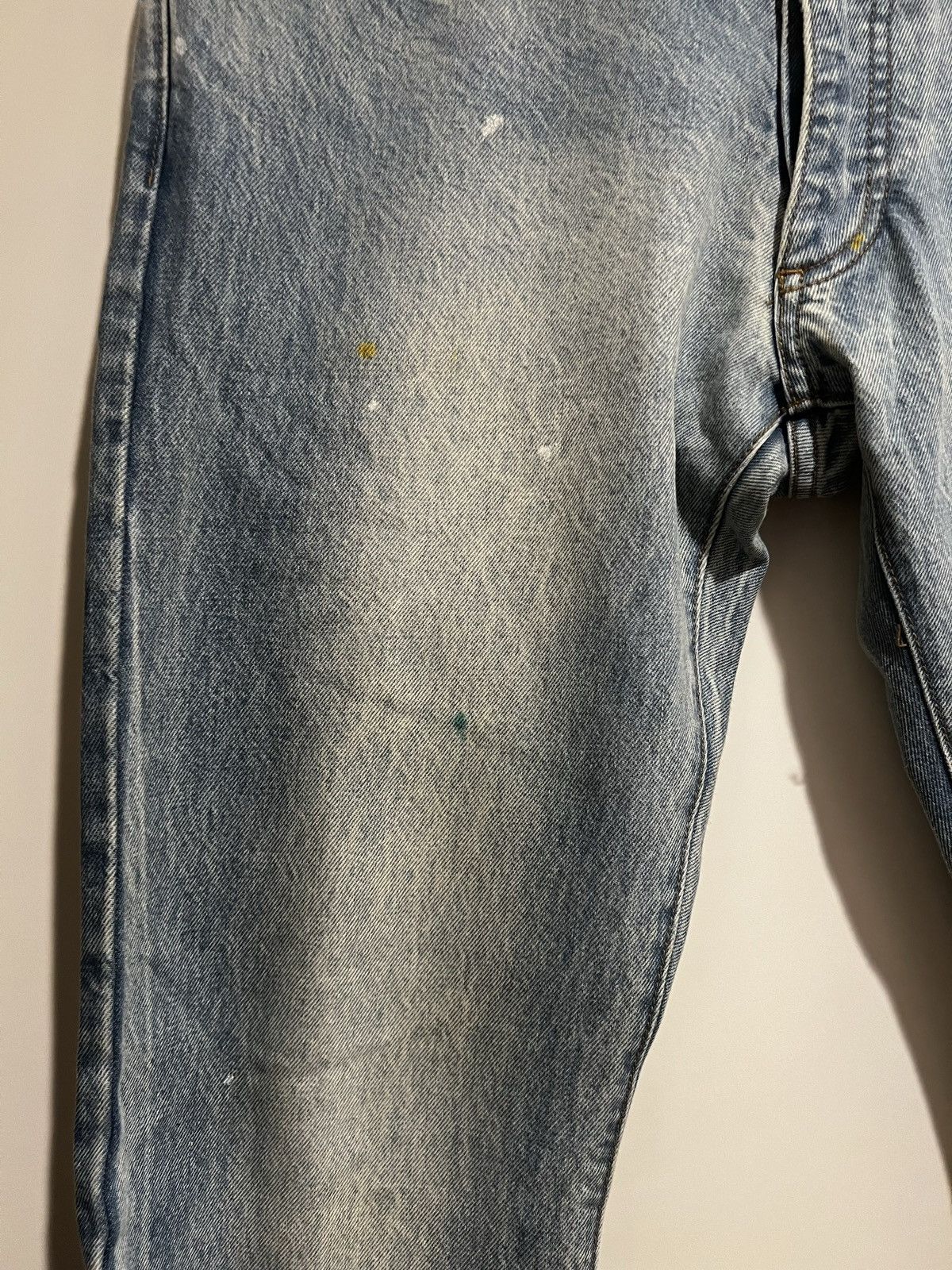 Rhude RHUDE Distressed Denim Paint Splatter Jeans Men's 34 x 32 Size US 34 / EU 50 - 2 Thumbnail