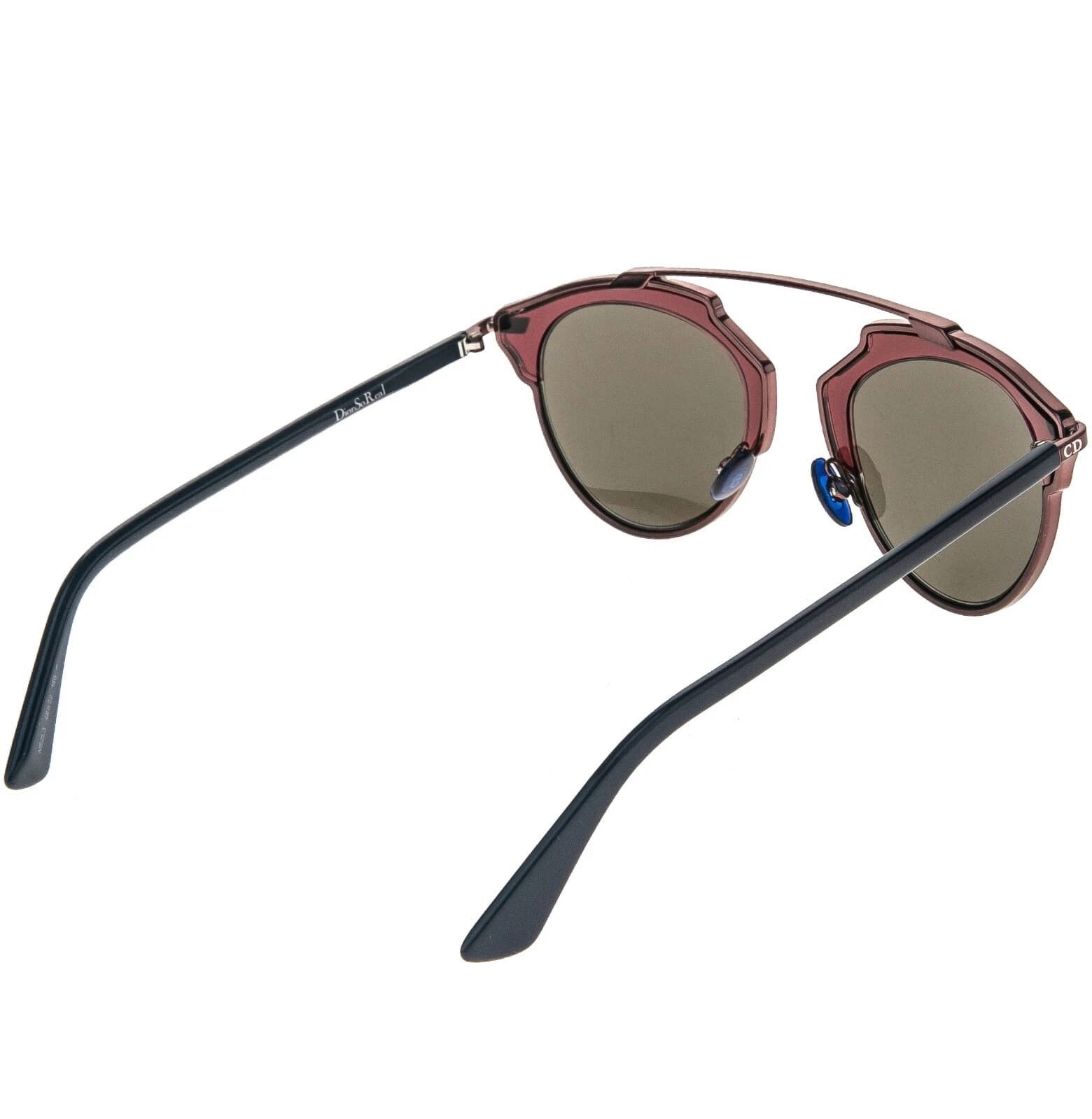 Christian Dior Monsieur CHRISTIAN DIOR SO REAL Burgundy Blue Metal DIORSOREAL SOREAL Size ONE SIZE - 3 Thumbnail