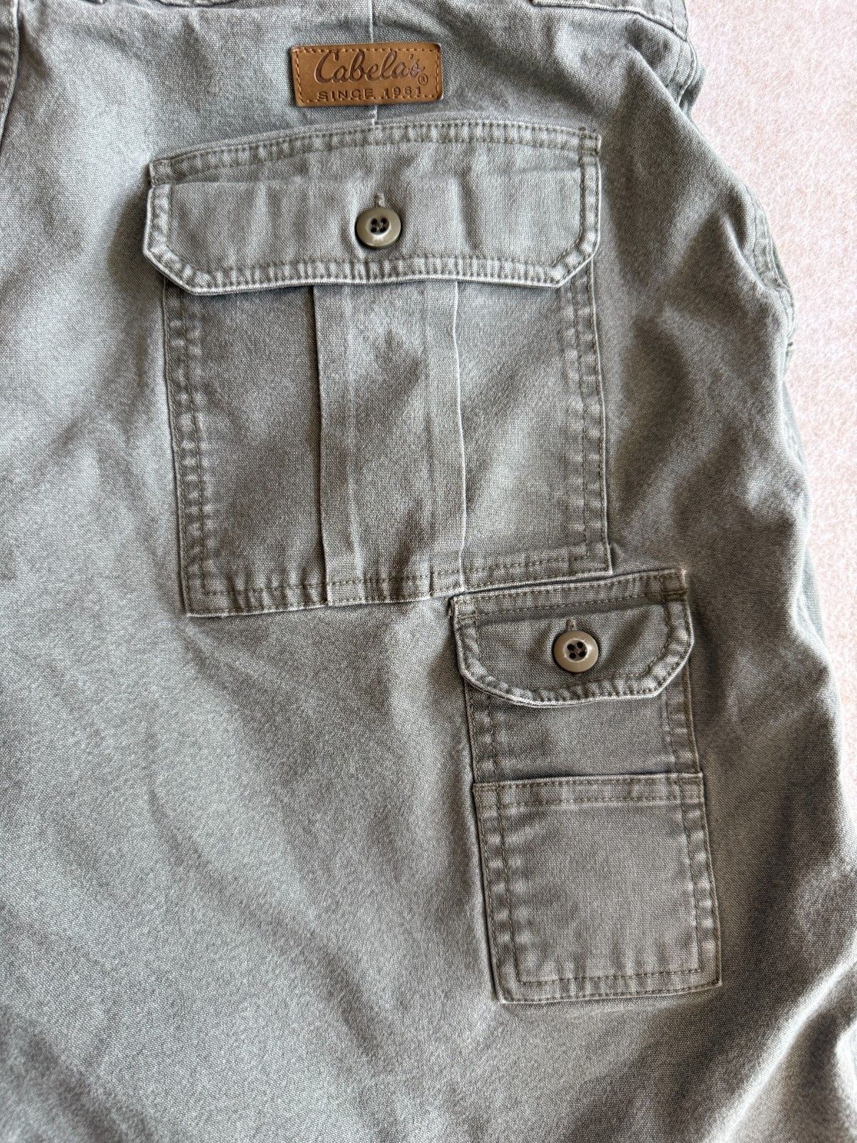 Cabelas Cabelas Outdoor Gear Women's 7 Pocket Hiker Canvas Cargo Size 40" / US 18 - 3 Thumbnail