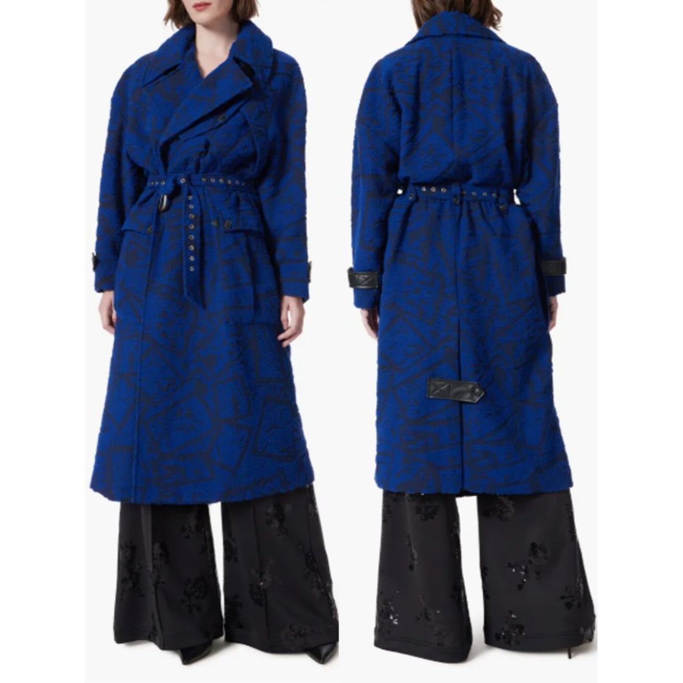 Other NWT New $349 DO by Dee Ocleppo Tie Belt Textured Jacquard T Size XL / US 12-14 / IT 48-50 - 1 Thumbnail