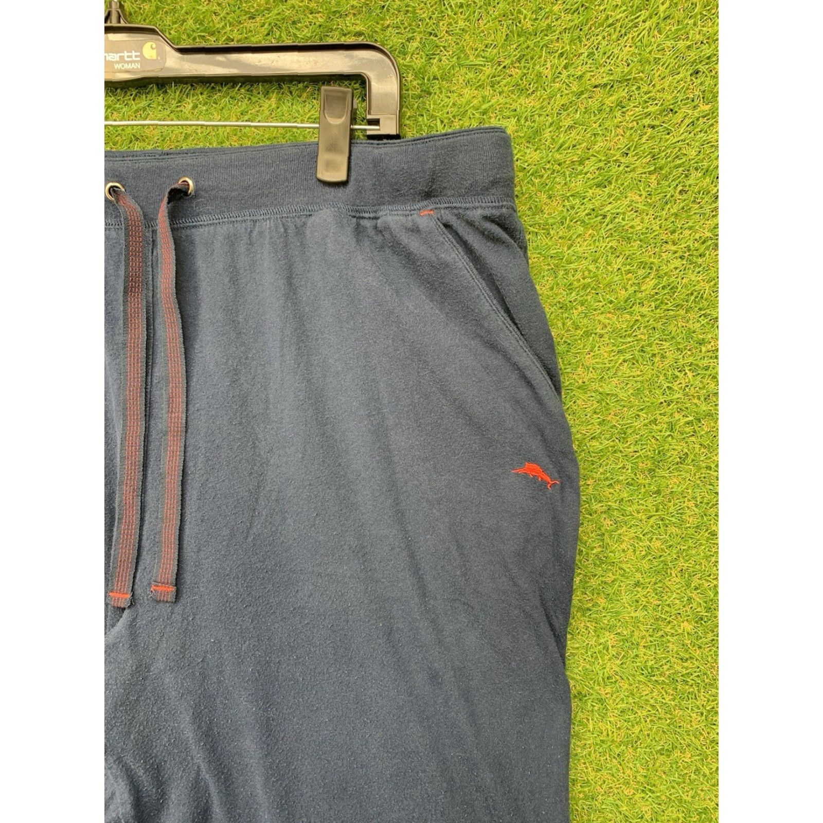 Tommy Bahama Tommy Bahama Sweatpants Mens Large Blue Drawstring Jogger Loungewear Stretch Size US 33 - 3 Thumbnail