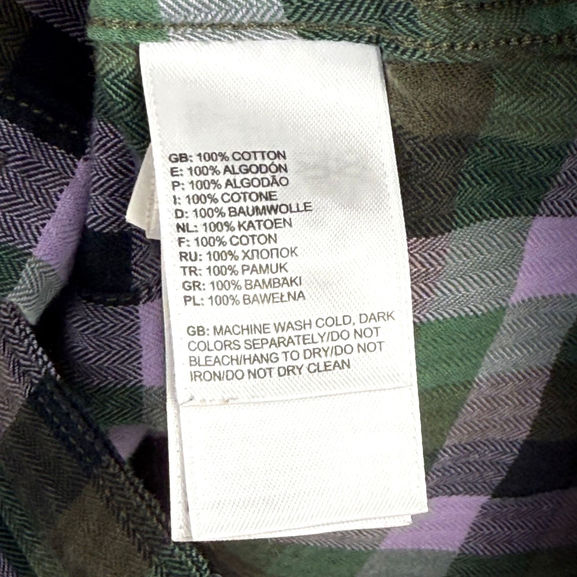 The North Face The North Face Women's Button-Front Shirt Green/Purple Plaid Size M / US 6-8 / IT 42-44 - 5 Thumbnail