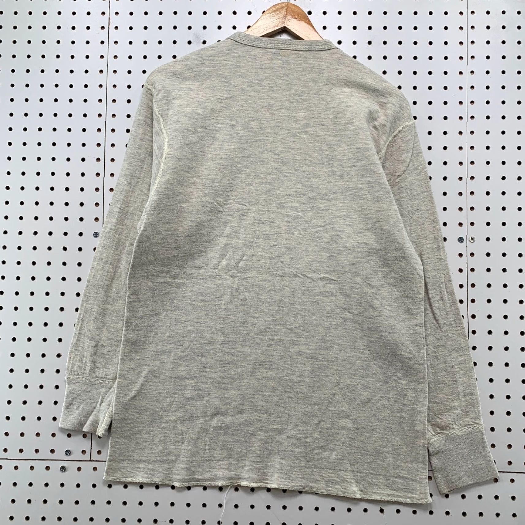 Doublet VINTAGE Duofold Thermal Shirt Mens Large Gray Double Faced Long Sleeve Shirt Size US L / EU 52-54 / 3 - 2 Thumbnail