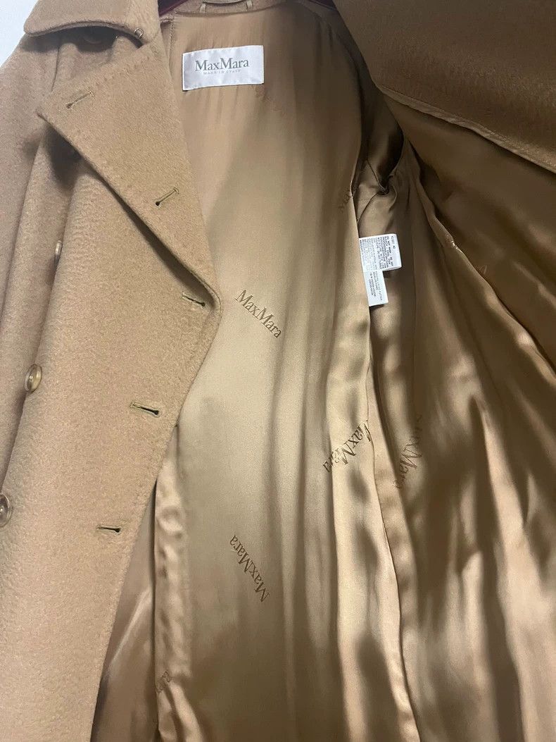 Max Mara Max Mara Poster classic camel double-breasted Size L / US 10 / IT 46 - 6 Thumbnail