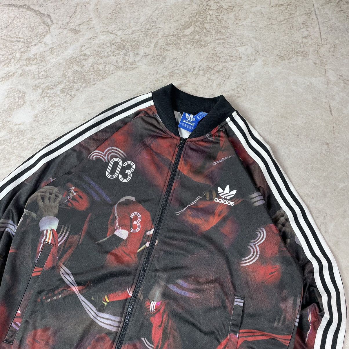 Adidas Adidas Beckenbauer 03 Football Firebird Track Bomber Jacket Size US XL / EU 56 / 4 - 5 Thumbnail