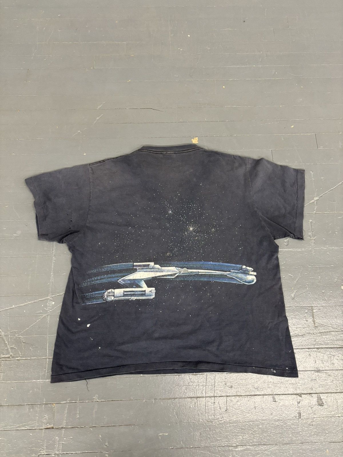 Star Wars × Vintage Vintage 90s Star Wars Star Trek 25th anniversary tee Size US XL / EU 56 / 4 - 2 Thumbnail