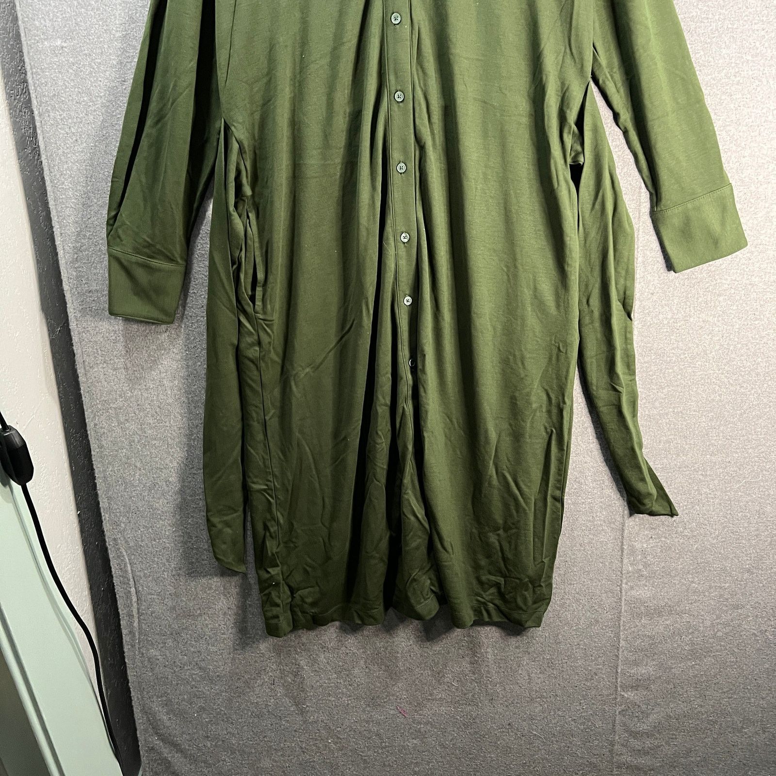 Other Jason Wu Regular Drared Shirt Dress Military Size L / US 10 / IT 46 - 5 Thumbnail
