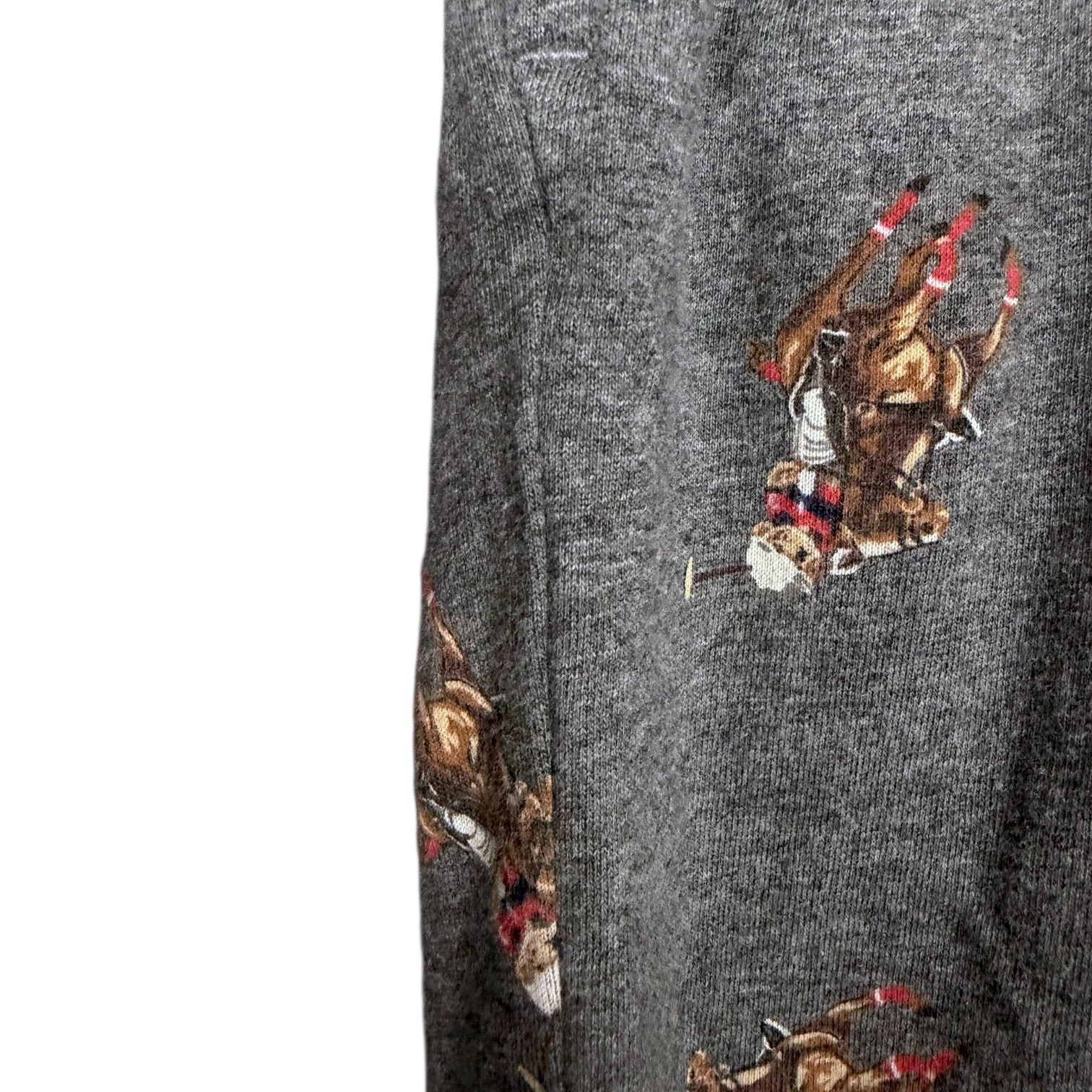 Polo Ralph Lauren Ralph Lauren Polo Bear Gray 100% Cotton Pajama Pants - S Size US 30 / EU 46 - 2 Thumbnail