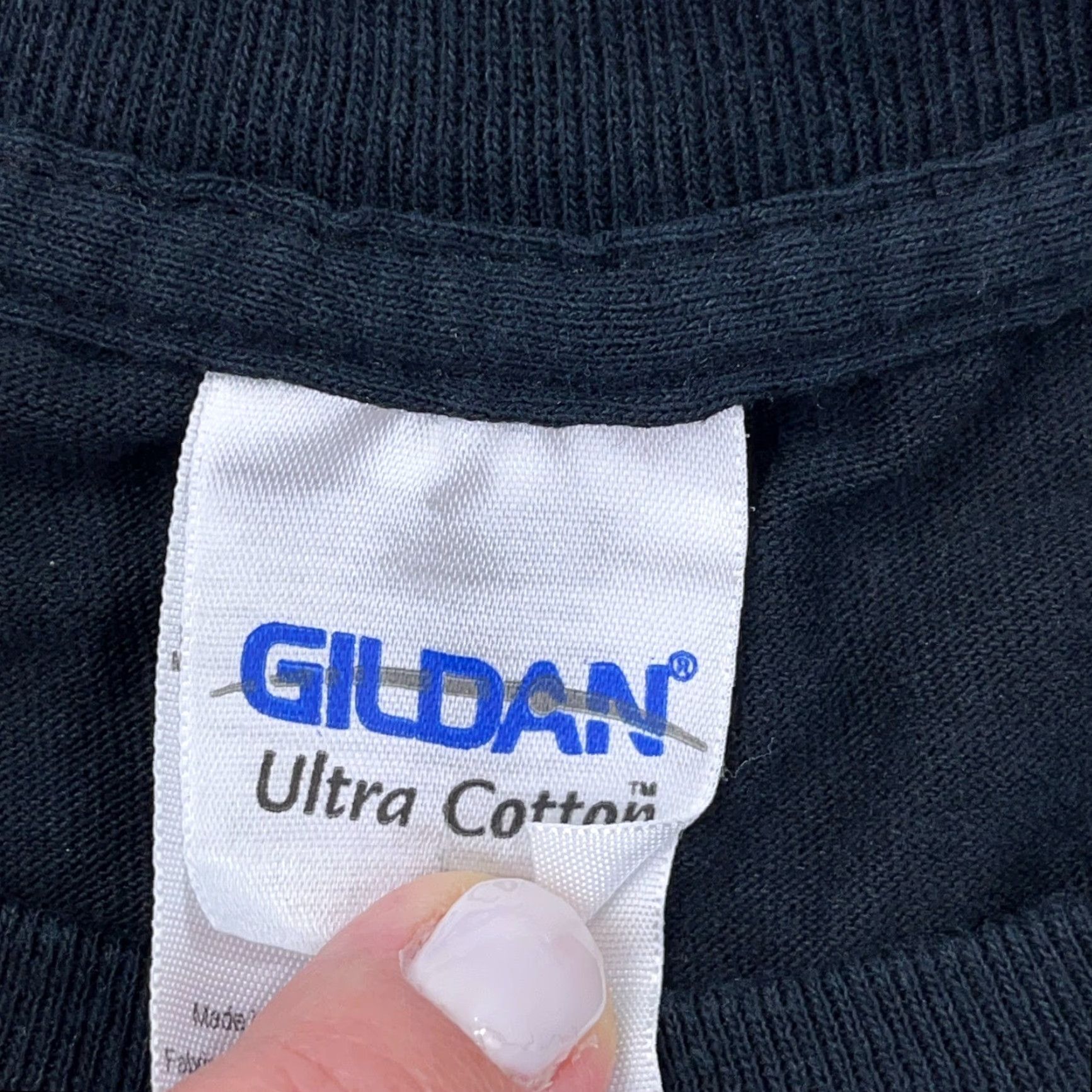 Gildan VINTAGE Bike Week Shirt Men Large Black Gildan Crew Neck Graphic Print 80s 90s USA Motorcycle Tattoo Logo Long-Lasting Size US L / EU 52-54 / 3 - 7 Thumbnail