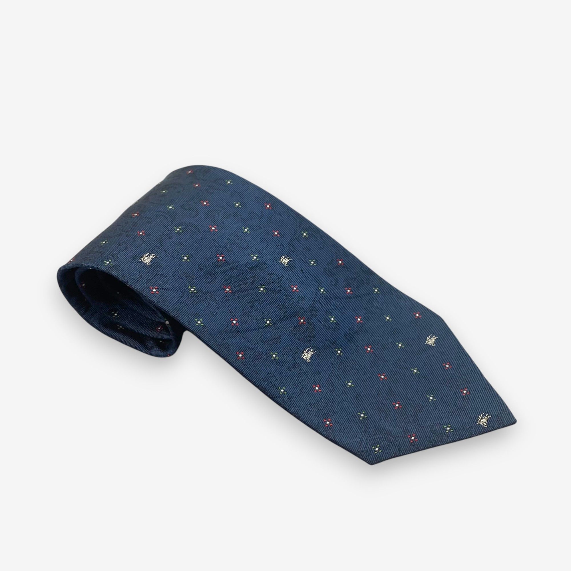 Burberry Vintage Burberry SILK Necktie Cravate Pure Silk Neck Tie Size ONE SIZE - 1 Thumbnail