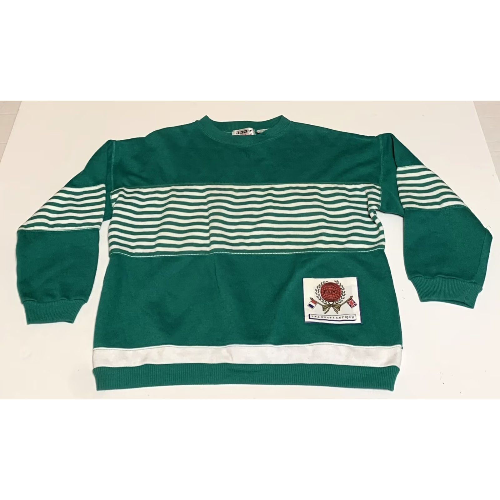Vintage VINTAGE Body Beam Sweatshirt Womens M Green 1990s Casual Cotton Blend Shirts Womens Size M / US 6-8 / IT 42-44 - 2 Thumbnail