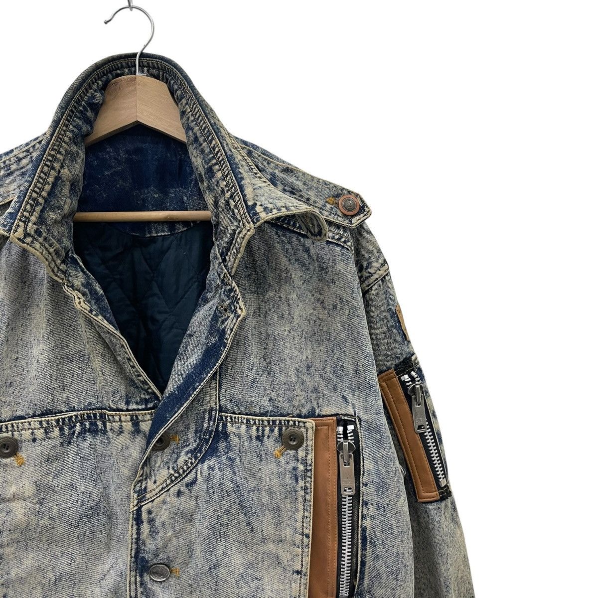 Avirex Vintage Avirex Denim Bomber Jacket Size US L / EU 52-54 / 3 - 9 Thumbnail