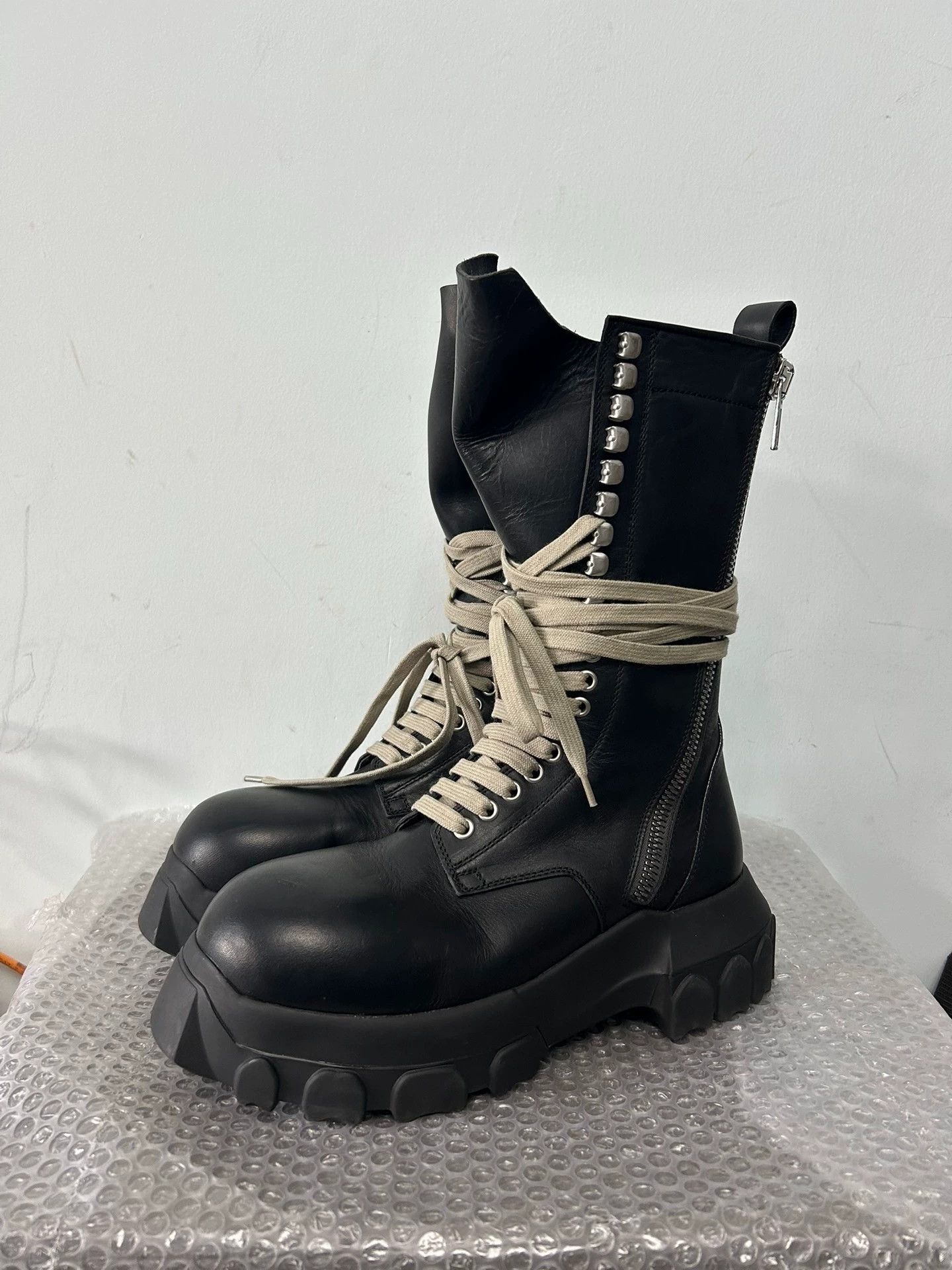 Rick Owens Rick Owens Octopus Lace Military Boots - Rare Size 39 Size US 9 / IT 39 - 1 Thumbnail
